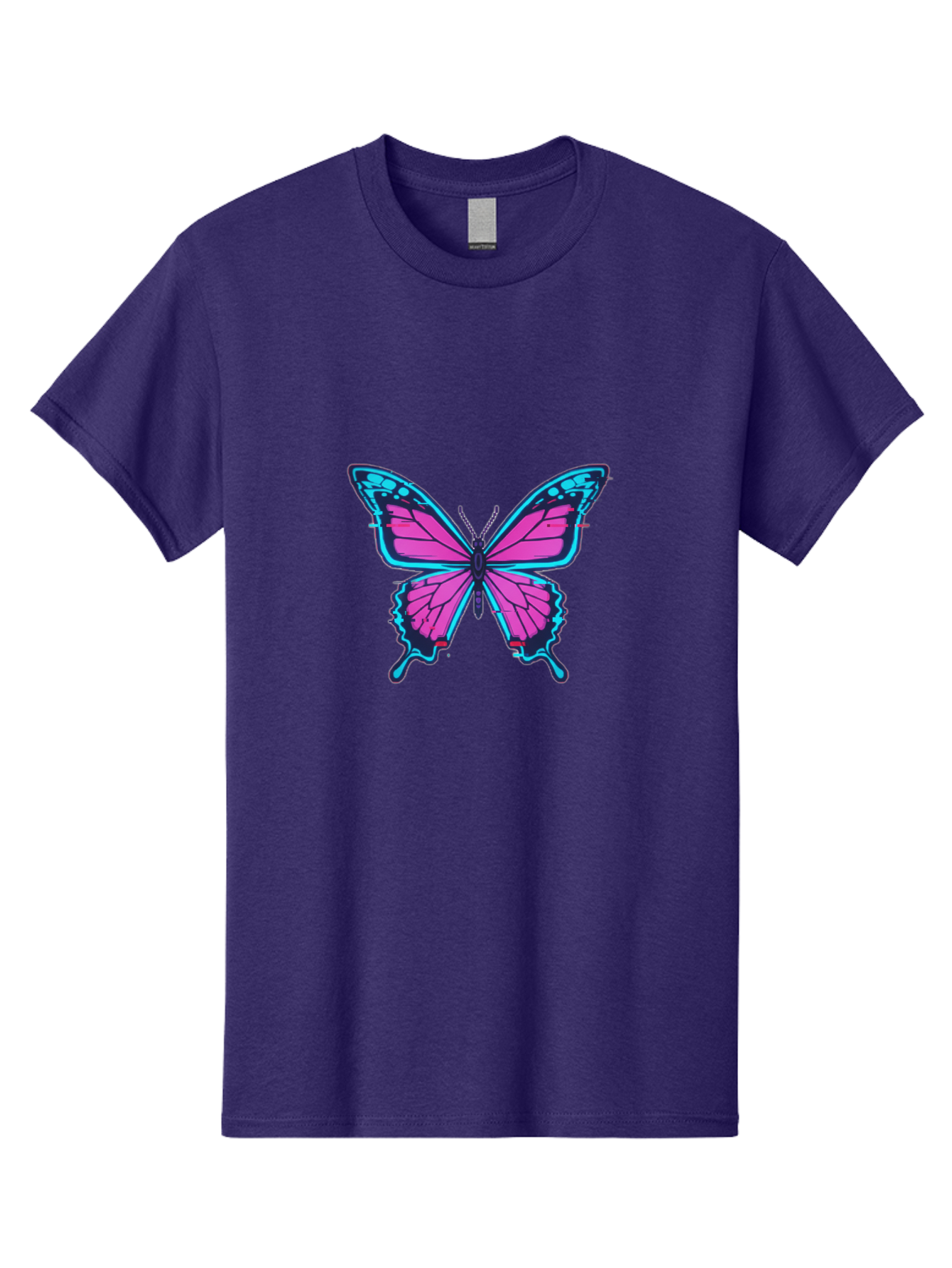 Butterfly-3 Men'S Graphic Tee, 100% Cotton, Comfortable Casual Summer Wear, Machine Washable, Vintage Camera, Old Camera, Antique Camera, Black Camera, Classic Photography, Photography Equipment, Nostalgic Device, Film Camera, Camera Art Bah663