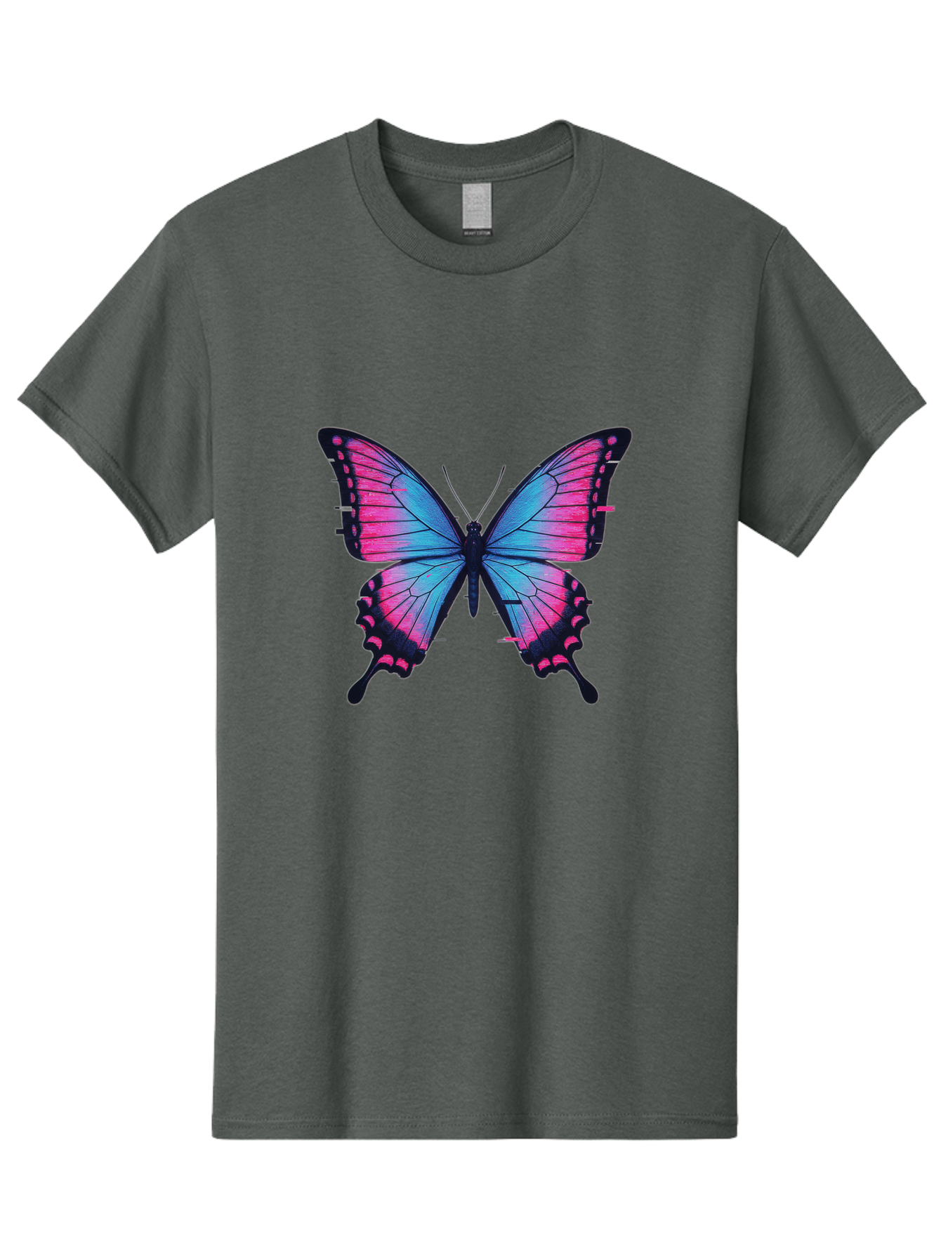 Butterfly-4 Men'S Graphic Tee, 100% Cotton, Comfortable Casual Summer Wear, Machine Washable, Vintage Camera, Old Camera, Antique Camera, Black Camera, Classic Photography, Photography Equipment, Nostalgic Device, Film Camera, Camera Art Bah664