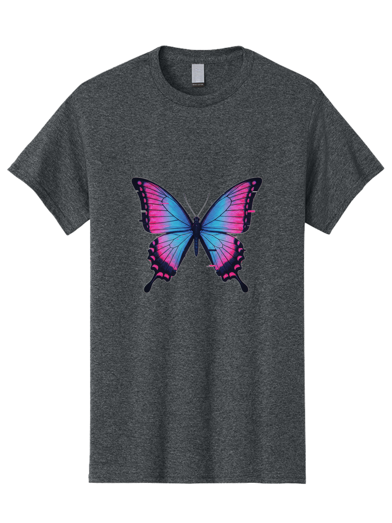 Butterfly-4 Men'S Graphic Tee, 100% Cotton, Comfortable Casual Summer Wear, Machine Washable, Vintage Camera, Old Camera, Antique Camera, Black Camera, Classic Photography, Photography Equipment, Nostalgic Device, Film Camera, Camera Art Bah664