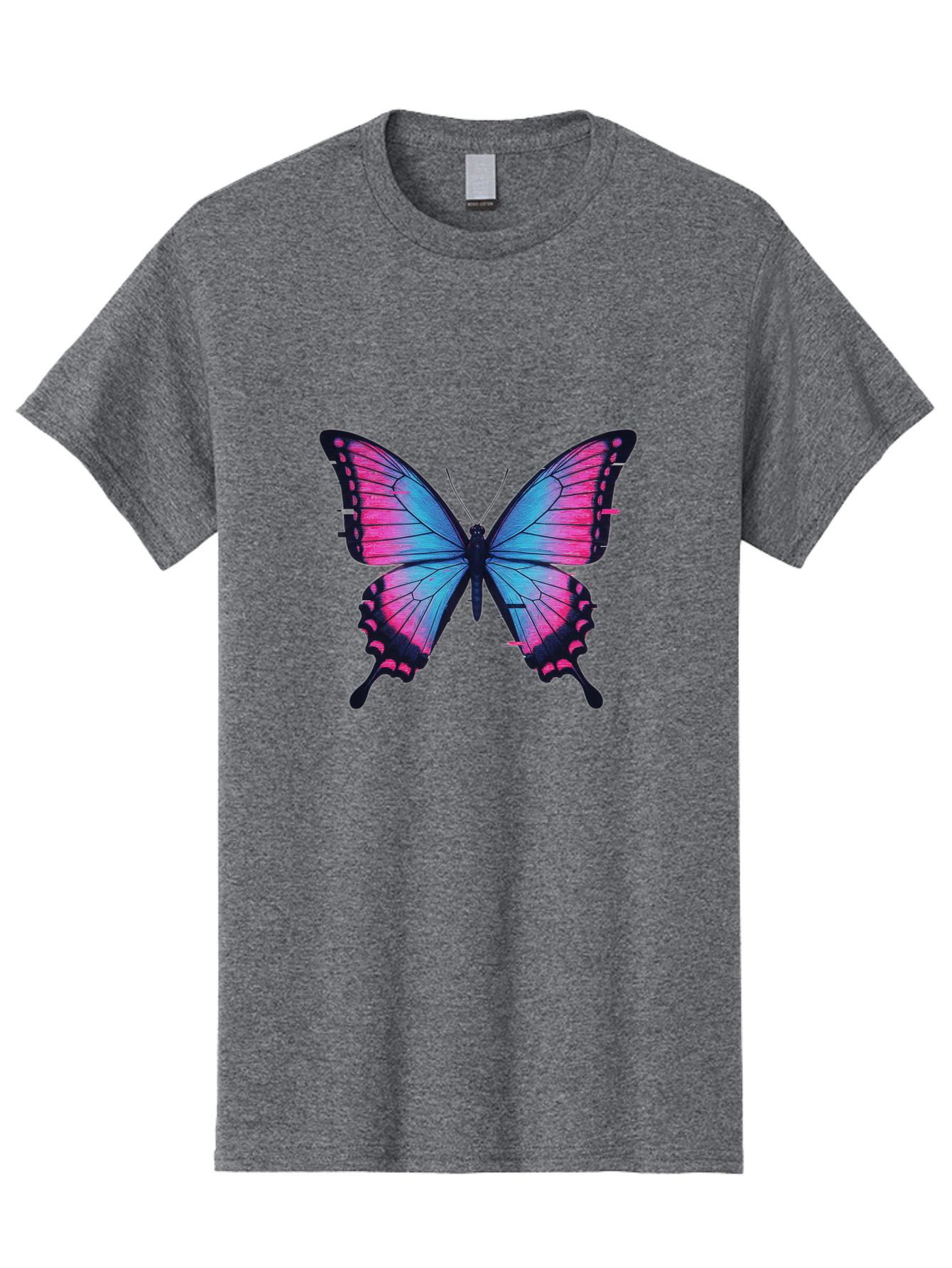 Butterfly-4 Men'S Graphic Tee, 100% Cotton, Comfortable Casual Summer Wear, Machine Washable, Vintage Camera, Old Camera, Antique Camera, Black Camera, Classic Photography, Photography Equipment, Nostalgic Device, Film Camera, Camera Art Bah664