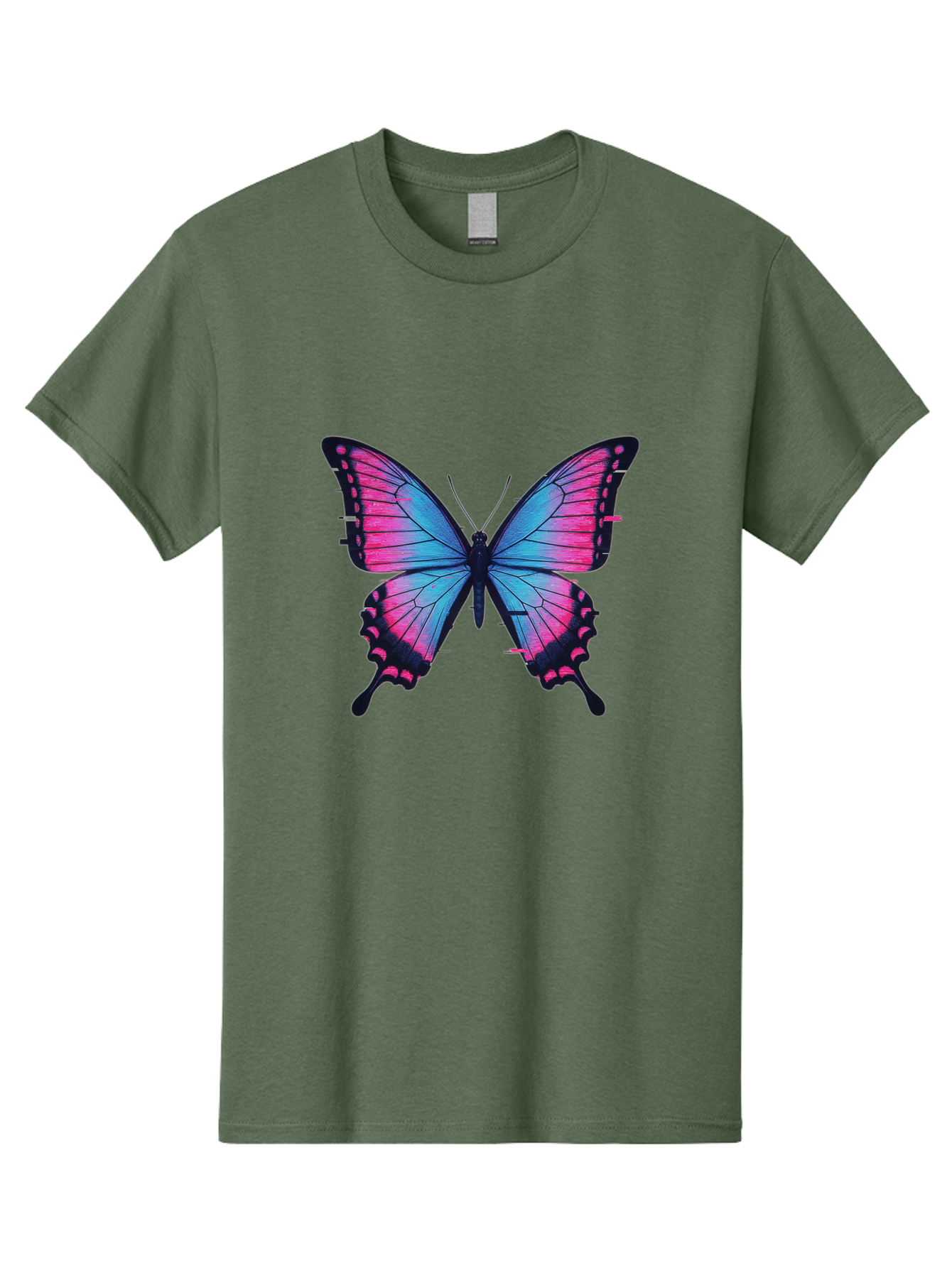 Butterfly-4 Men'S Graphic Tee, 100% Cotton, Comfortable Casual Summer Wear, Machine Washable, Vintage Camera, Old Camera, Antique Camera, Black Camera, Classic Photography, Photography Equipment, Nostalgic Device, Film Camera, Camera Art Bah664