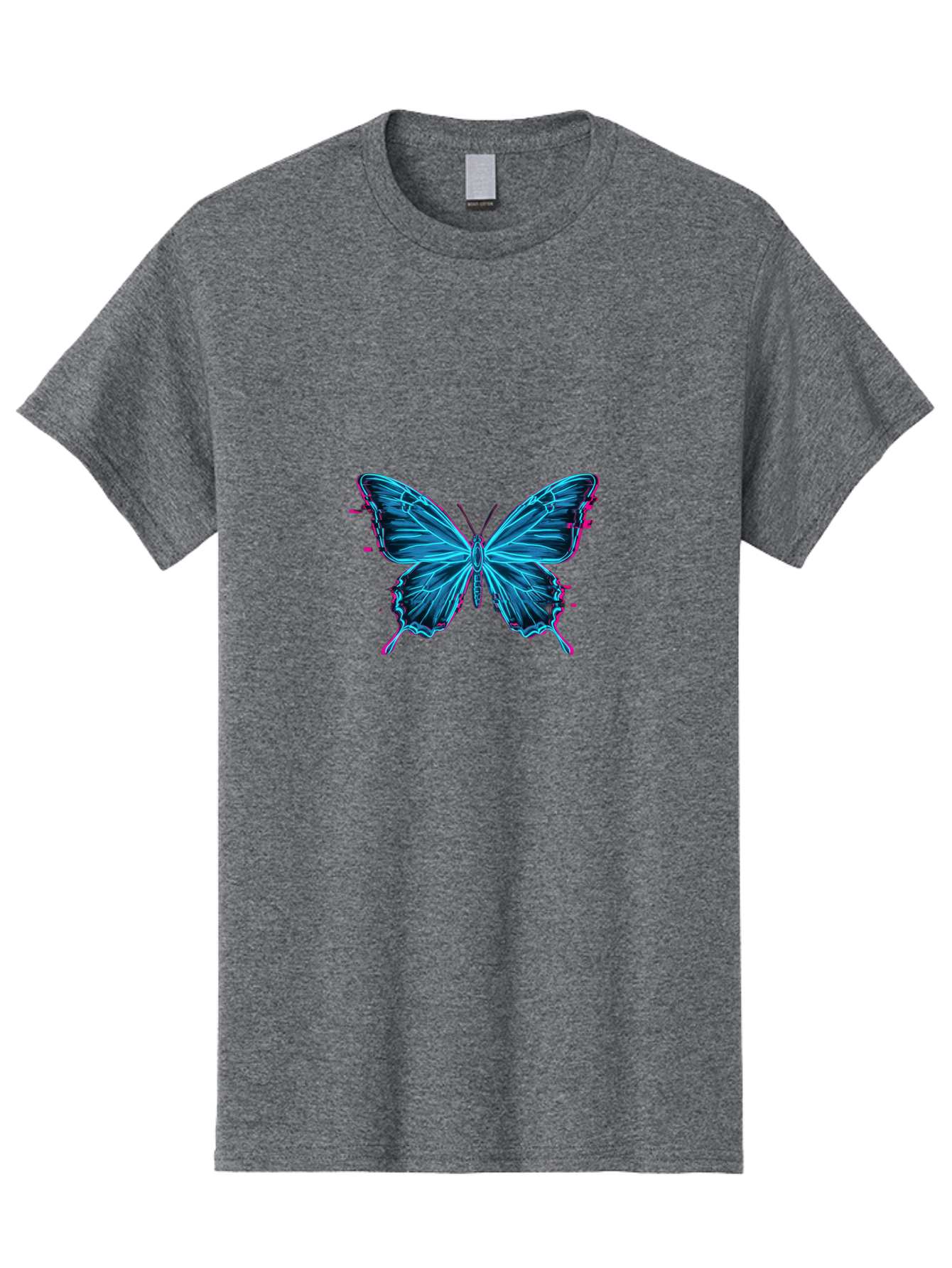 Butterfly-5 Men'S Graphic Tee, 100% Cotton, Comfortable Casual Summer Wear, Machine Washable, Vintage Camera, Old Camera, Antique Camera, Black Camera, Classic Photography, Photography Equipment, Nostalgic Device, Film Camera, Camera Art Bah665