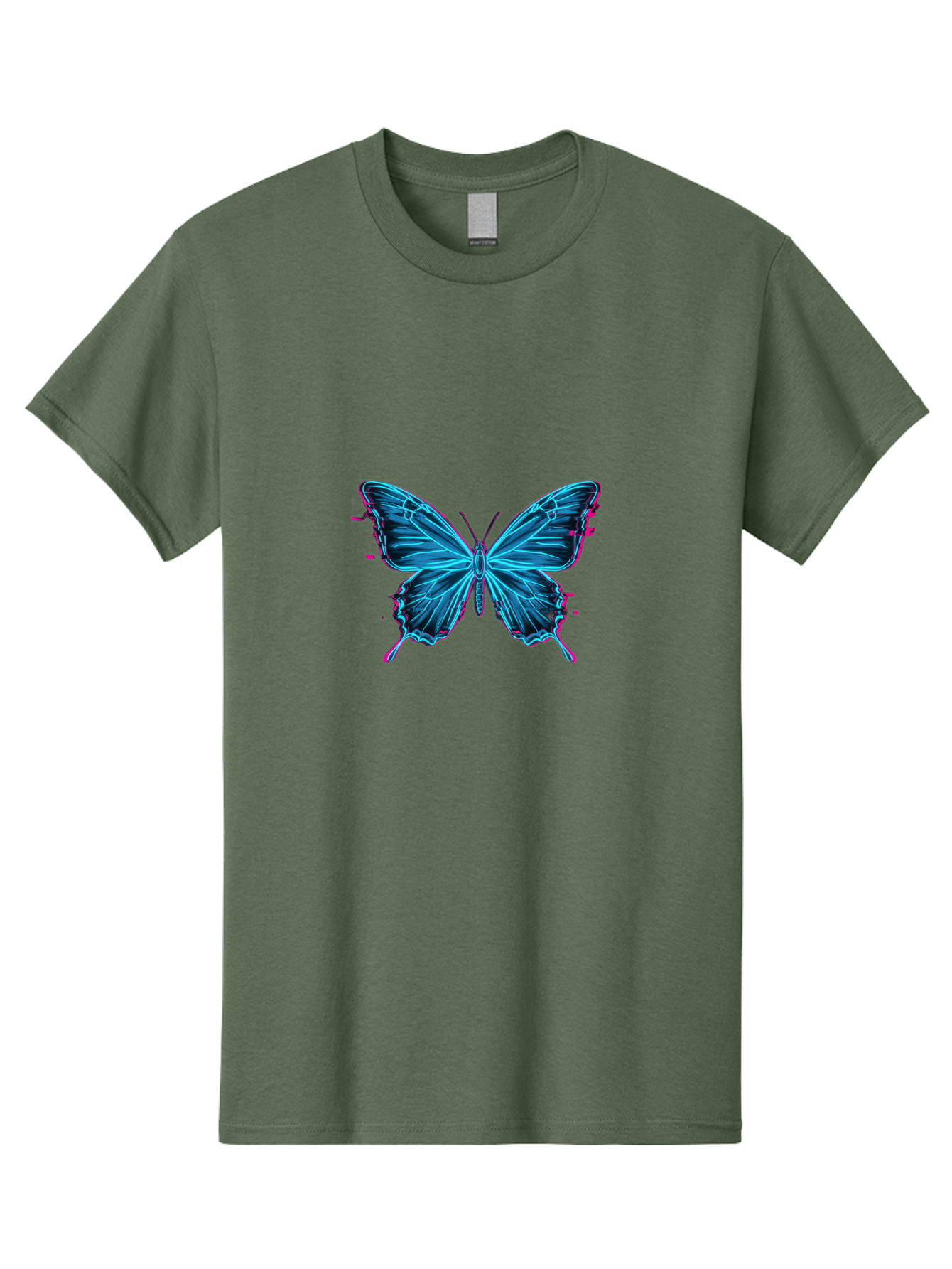 Butterfly-5 Men'S Graphic Tee, 100% Cotton, Comfortable Casual Summer Wear, Machine Washable, Vintage Camera, Old Camera, Antique Camera, Black Camera, Classic Photography, Photography Equipment, Nostalgic Device, Film Camera, Camera Art Bah665