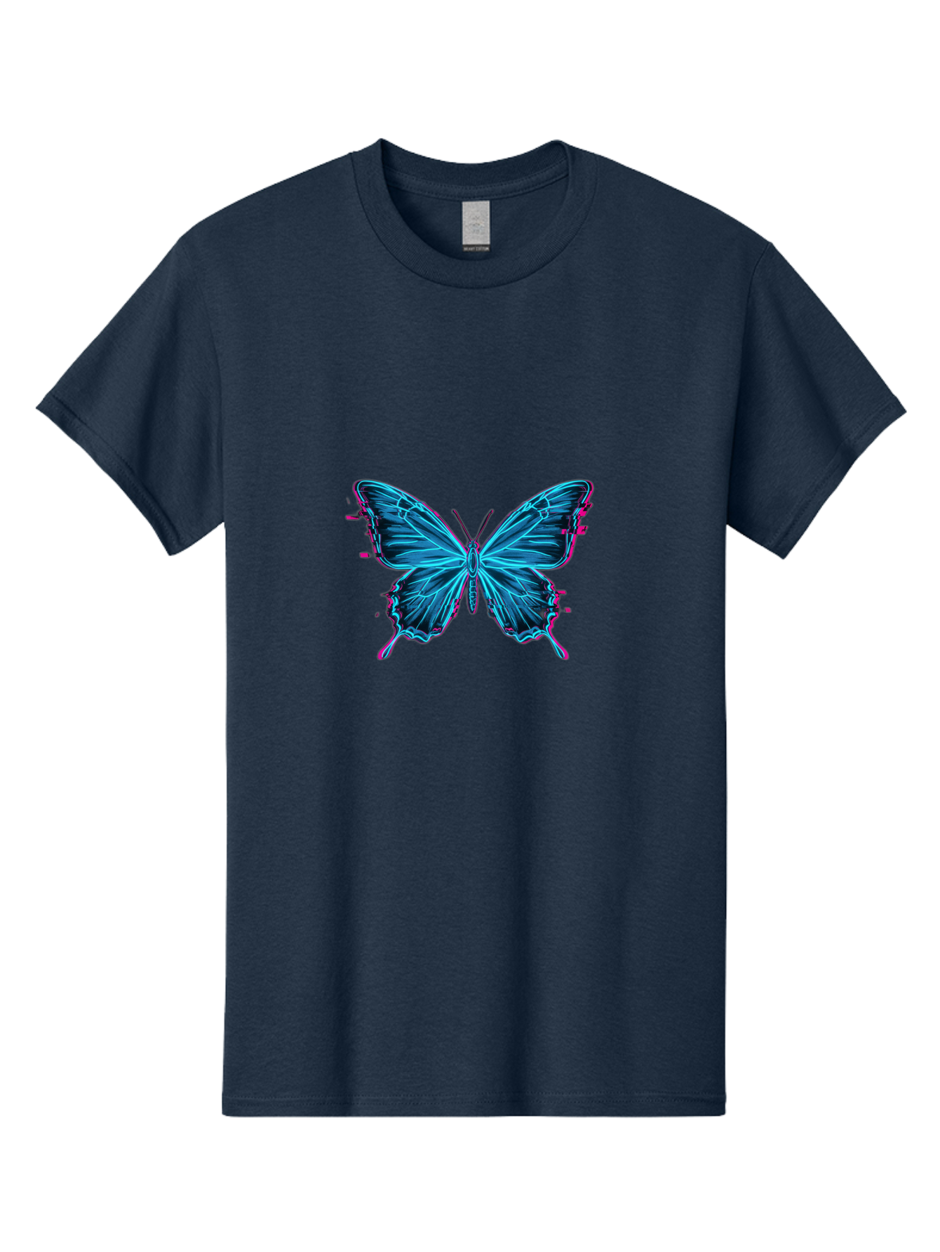 Butterfly-5 Men'S Graphic Tee, 100% Cotton, Comfortable Casual Summer Wear, Machine Washable, Vintage Camera, Old Camera, Antique Camera, Black Camera, Classic Photography, Photography Equipment, Nostalgic Device, Film Camera, Camera Art Bah665