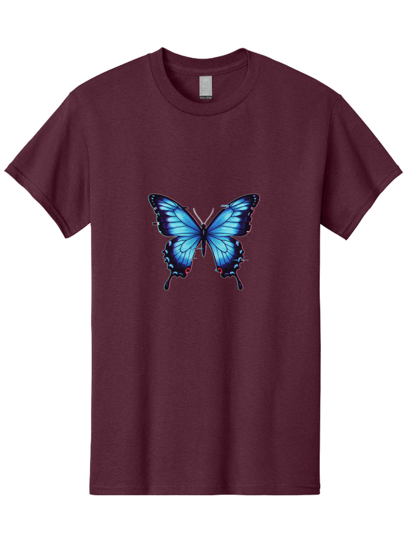 Butterfly-7 Men'S Graphic Tee, 100% Cotton, Comfortable Casual Summer Wear, Machine Washable, Vintage Camera, Old Camera, Antique Camera, Black Camera, Classic Photography, Photography Equipment, Nostalgic Device, Film Camera, Camera Art Bah667