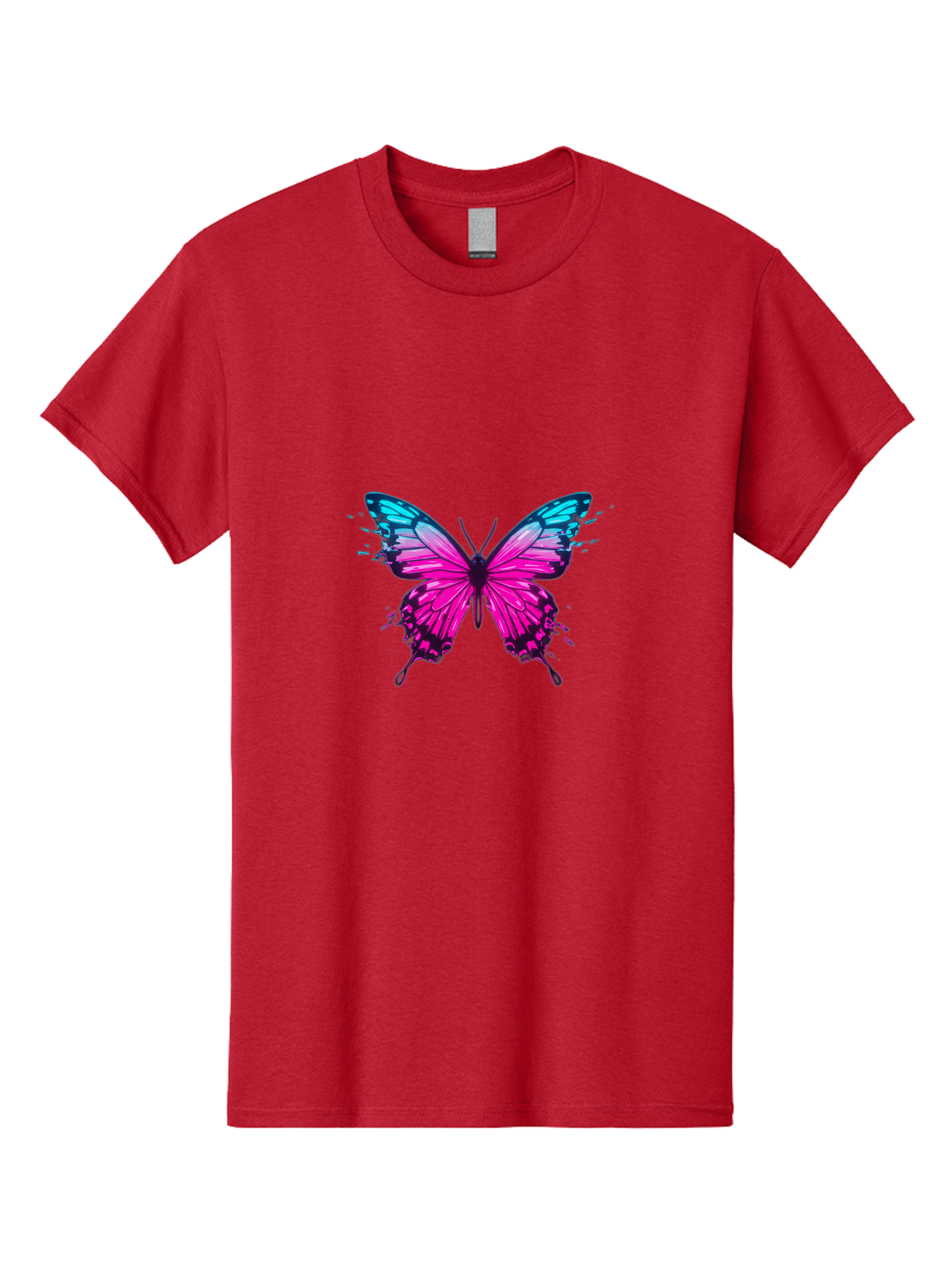 Butterfly-8 Men'S Graphic Tee, 100% Cotton, Comfortable Casual Summer Wear, Machine Washable, Vintage Camera, Old Camera, Antique Camera, Black Camera, Classic Photography, Photography Equipment, Nostalgic Device, Film Camera, Camera Art Bah668