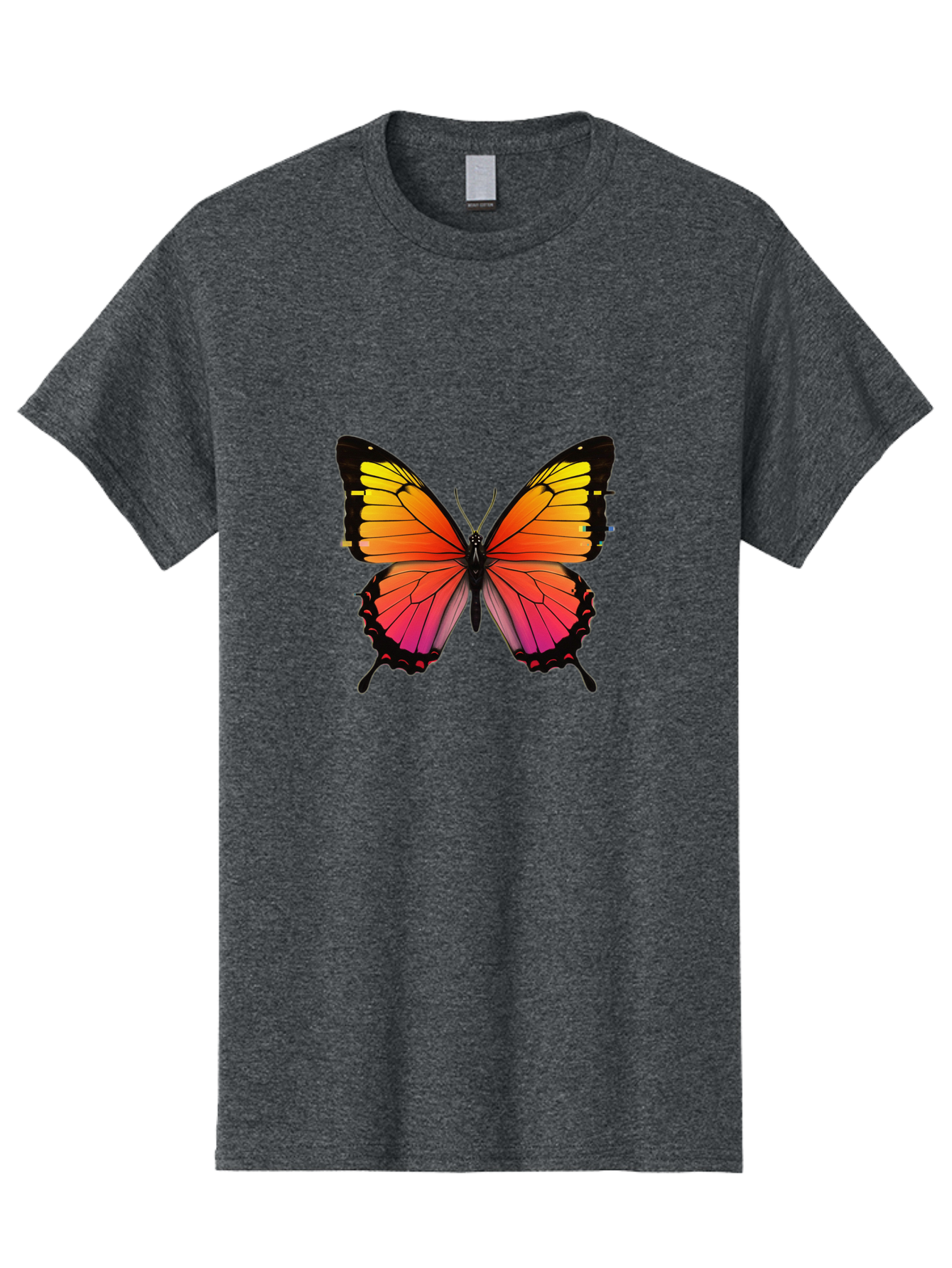 Butterfly-9 Men'S Graphic Tee, 100% Cotton, Comfortable Casual Summer Wear, Machine Washable, Vintage Camera, Old Camera, Antique Camera, Black Camera, Classic Photography, Photography Equipment, Nostalgic Device, Film Camera, Camera Art Bah669