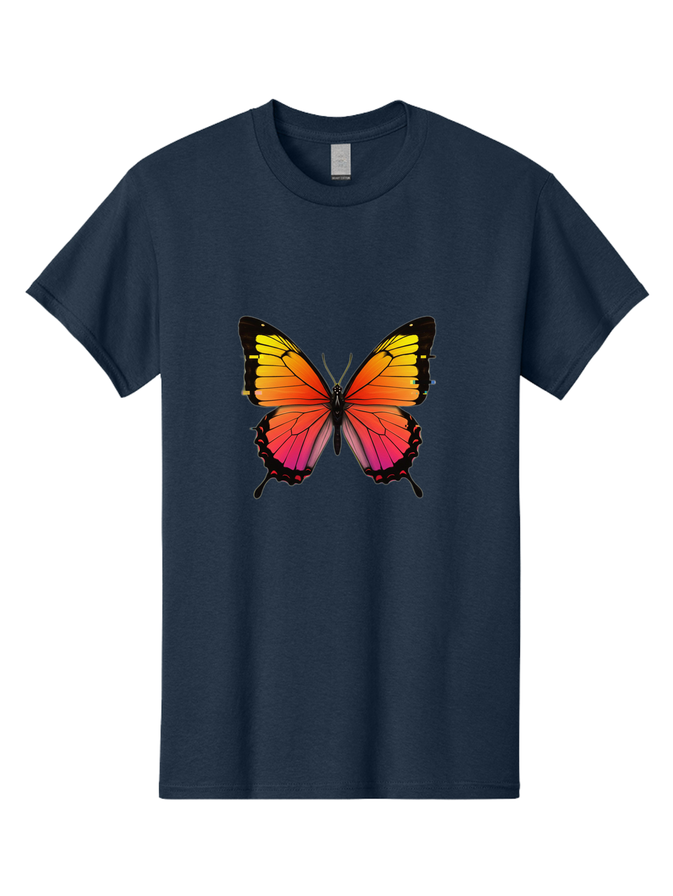 Butterfly-9 Men'S Graphic Tee, 100% Cotton, Comfortable Casual Summer Wear, Machine Washable, Vintage Camera, Old Camera, Antique Camera, Black Camera, Classic Photography, Photography Equipment, Nostalgic Device, Film Camera, Camera Art Bah669