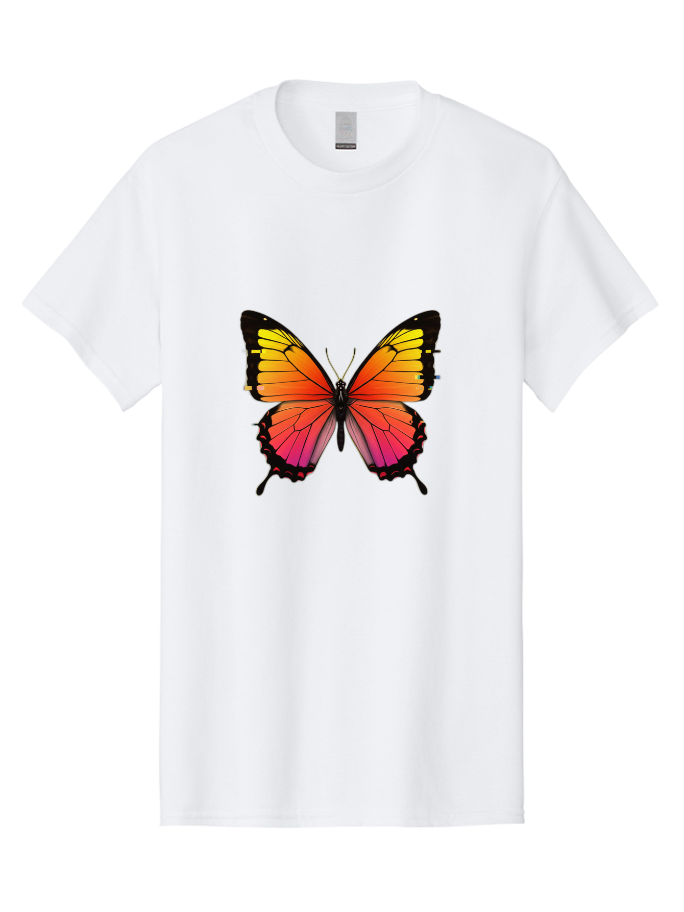 Butterfly-9 Men'S Graphic Tee, 100% Cotton, Comfortable Casual Summer Wear, Machine Washable, Vintage Camera, Old Camera, Antique Camera, Black Camera, Classic Photography, Photography Equipment, Nostalgic Device, Film Camera, Camera Art Bah669