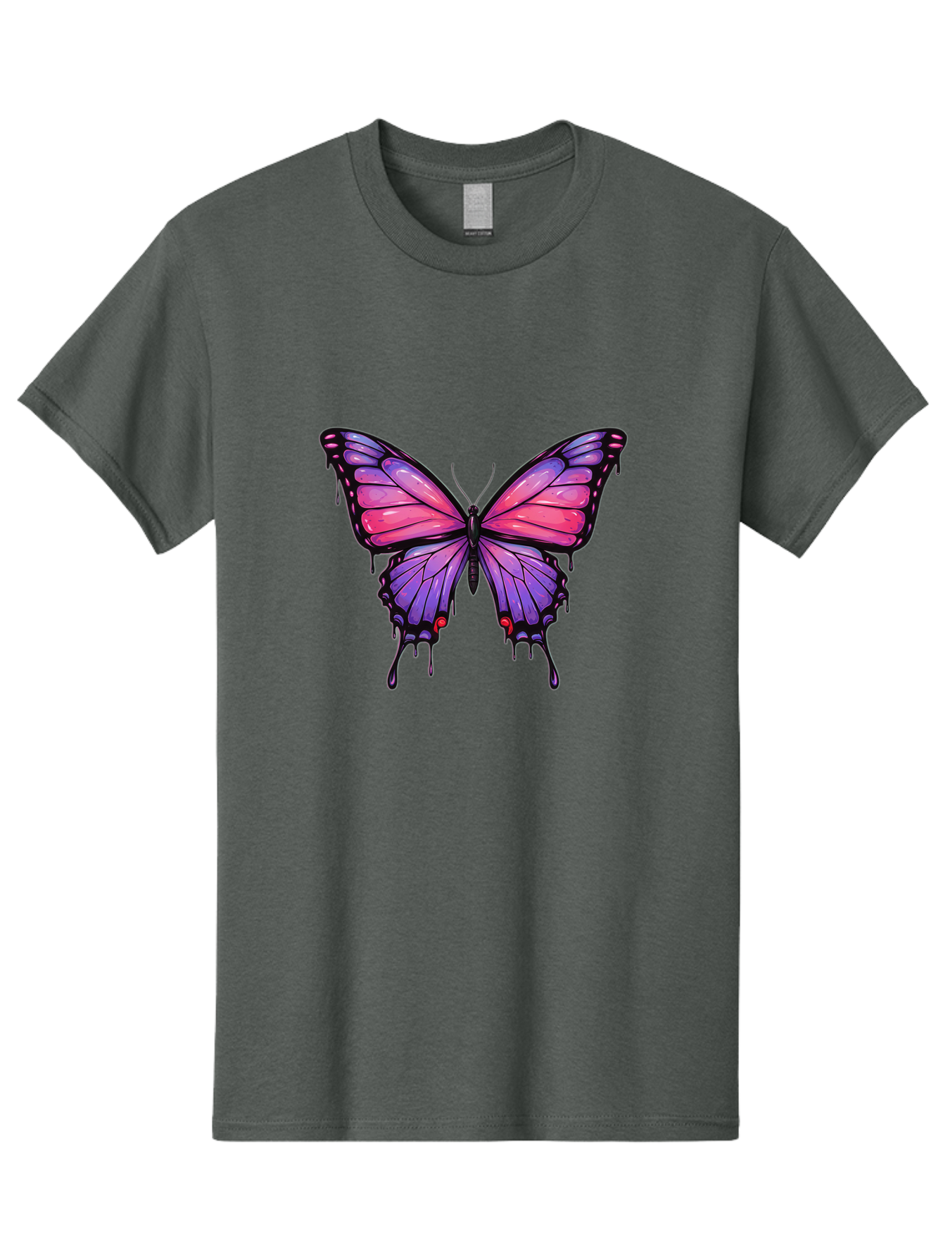 Butterfly-Design Men'S Graphic Tee, 100% Cotton, Comfortable Casual Summer Wear, Machine Washable, Vintage Camera, Old Camera, Antique Camera, Black Camera, Classic Photography, Photography Equipment, Nostalgic Device, Film Camera, Camera Art Bah670