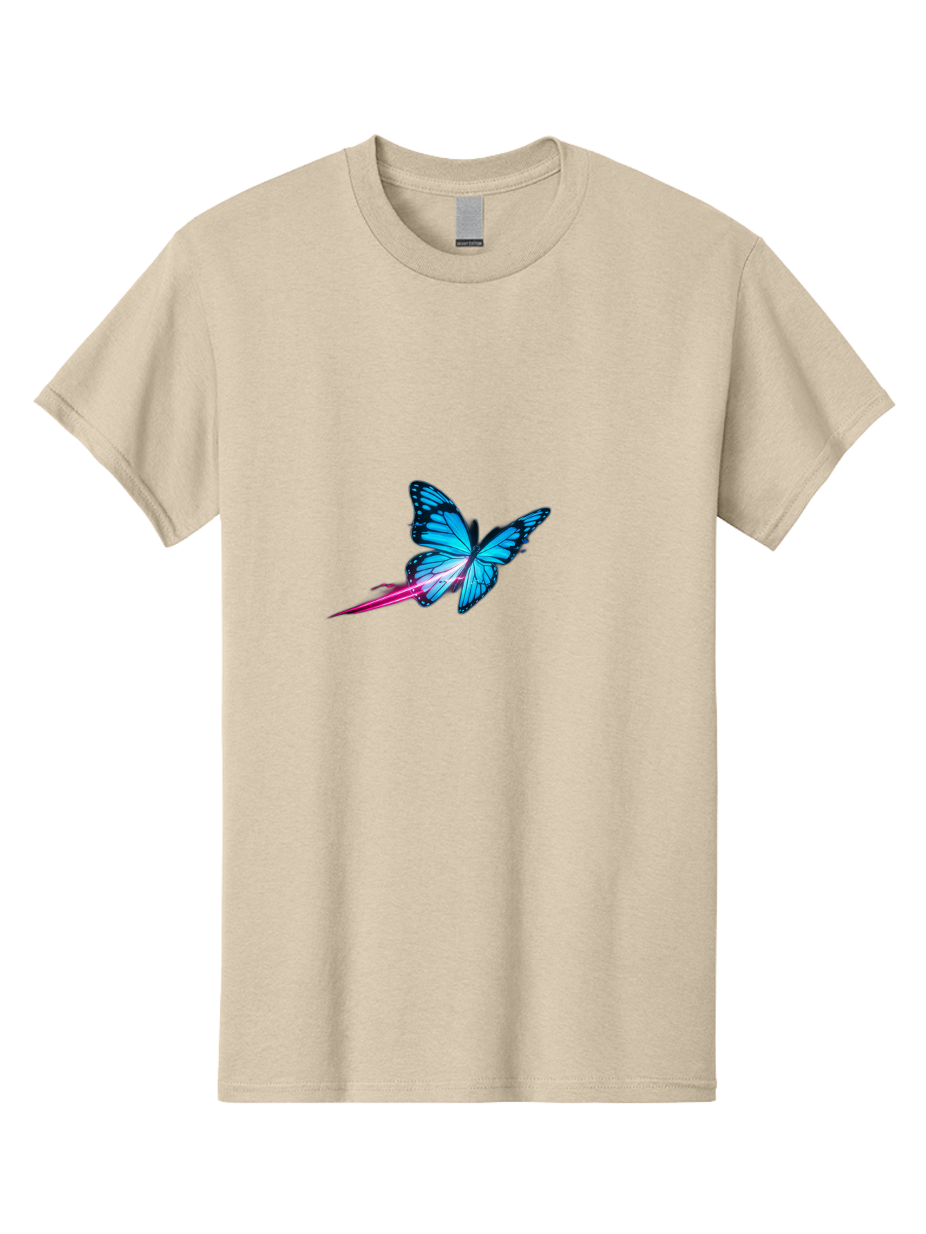 Butterfly-With-Neon-Trail Men'S Graphic Tee, 100% Cotton, Comfortable Casual Summer Wear, Machine Washable, Vintage Camera, Old Camera, Antique Camera, Black Camera, Classic Photography, Photography Equipment, Nostalgic Device, Film Camera, Bah673