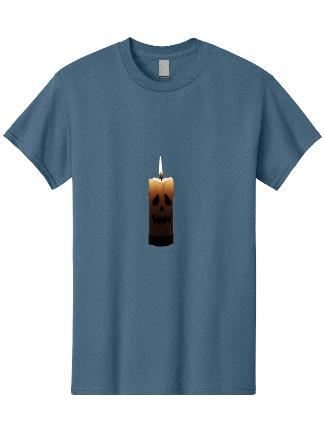 Candle-With-Skull Men'S Graphic Tee, 100% Cotton, Comfortable Casual Summer Wear, Machine Washable, Vintage Camera, Old Camera, Antique Camera, Black Camera, Classic Photography, Photography Equipment, Nostalgic Device, Film Camera, Camera Art Bah695