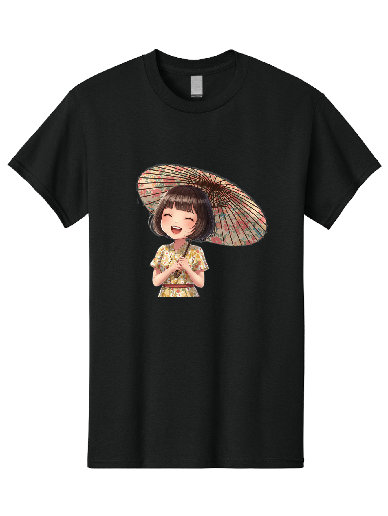 Cartoon-Girl-With-Parasol Men'S Graphic Tee, 100% Cotton, Comfortable Casual Summer Wear, Machine Washable, Vintage Camera, Old Camera, Antique Camera, Black Camera, Classic Photography, Photography Equipment, Nostalgic Device, Film Camera, Bah699
