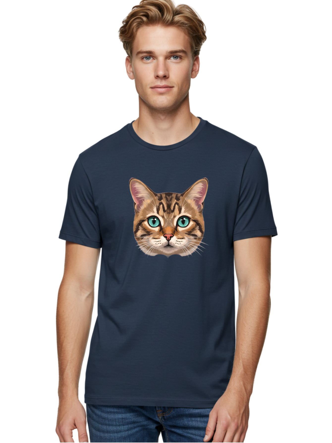 Cat-Face Men'S Graphic Tee, 100% Cotton, Comfortable Casual Summer Wear, Machine Washable, Vintage Camera, Old Camera, Antique Camera, Black Camera, Classic Photography, Photography Equipment, Nostalgic Device, Film Camera, Camera Art Bah703