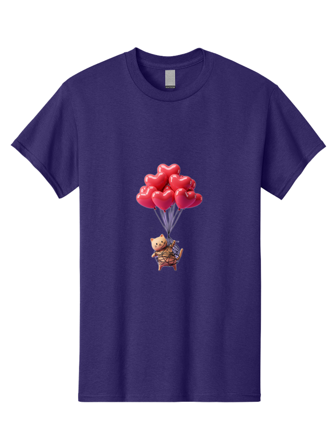 Cat-With-Heart-Balloons Men'S Graphic Tee, 100% Cotton, Comfortable Casual Summer Wear, Machine Washable, Vintage Camera, Old Camera, Antique Camera, Black Camera, Classic Photography, Photography Equipment, Nostalgic Device, Film Camera, Bah715