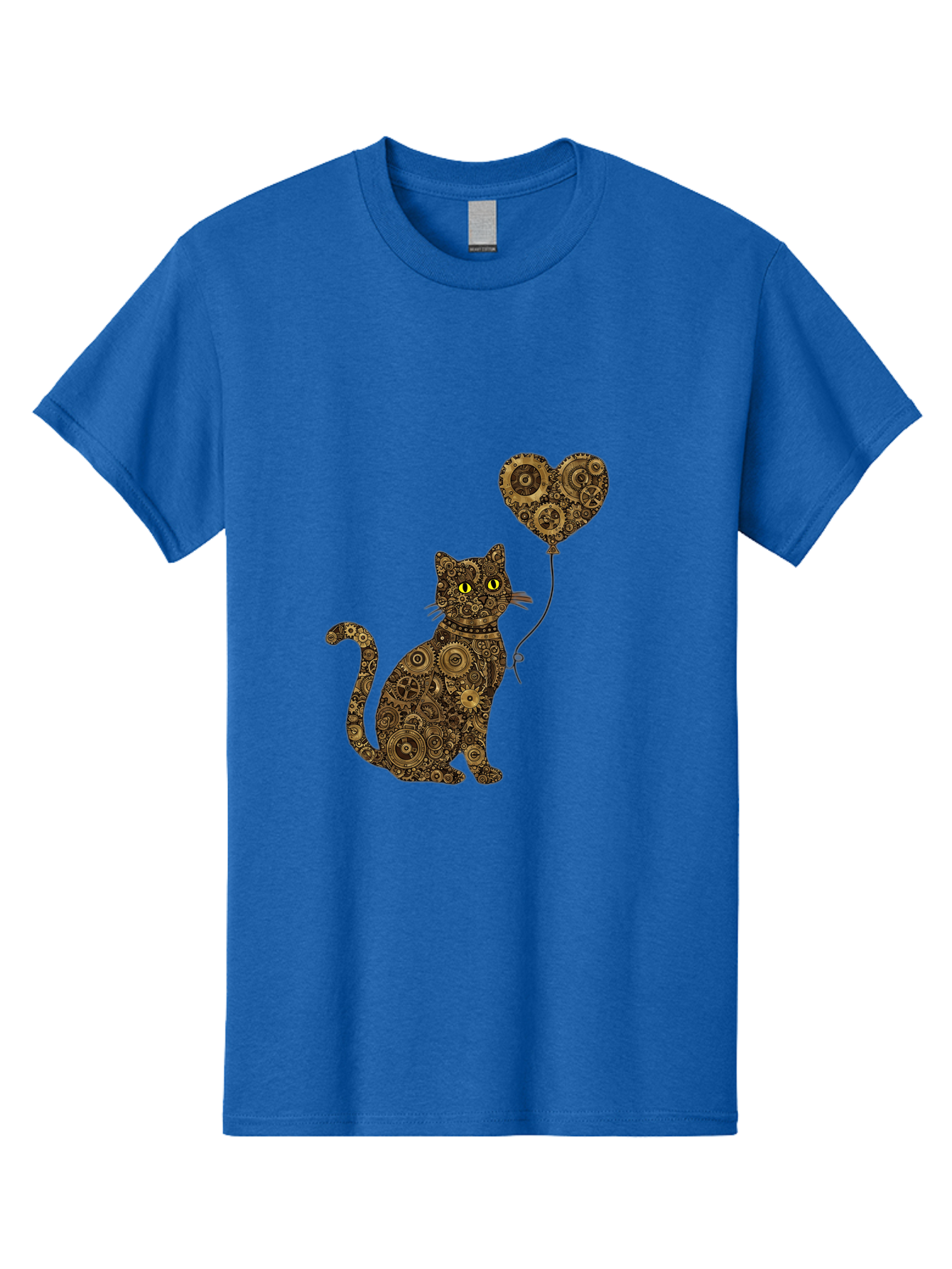 Cat-With-Heart-Shaped-Balloon Men'S Graphic Tee, 100% Cotton, Comfortable Casual Summer Wear, Machine Washable, Vintage Camera, Old Camera, Antique Camera, Black Camera, Classic Photography, Photography Equipment, Nostalgic Device, Bah717