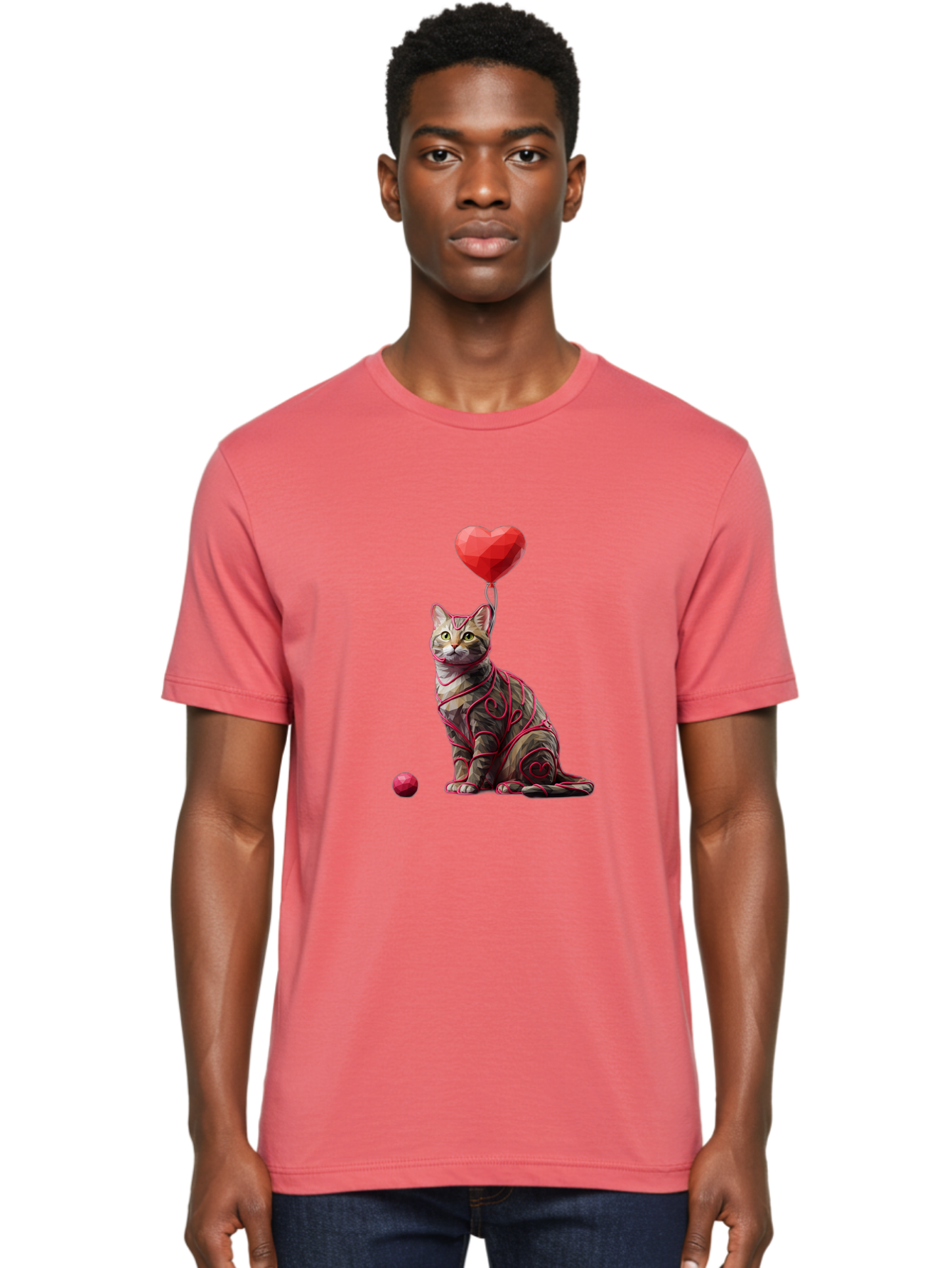 Cat-With-Red-Heart-Balloon Men'S Graphic Tee, 100% Cotton, Comfortable Casual Summer Wear, Machine Washable, Vintage Camera, Old Camera, Antique Camera, Black Camera, Classic Photography, Photography Equipment, Nostalgic Device, Film Camera, Bah720