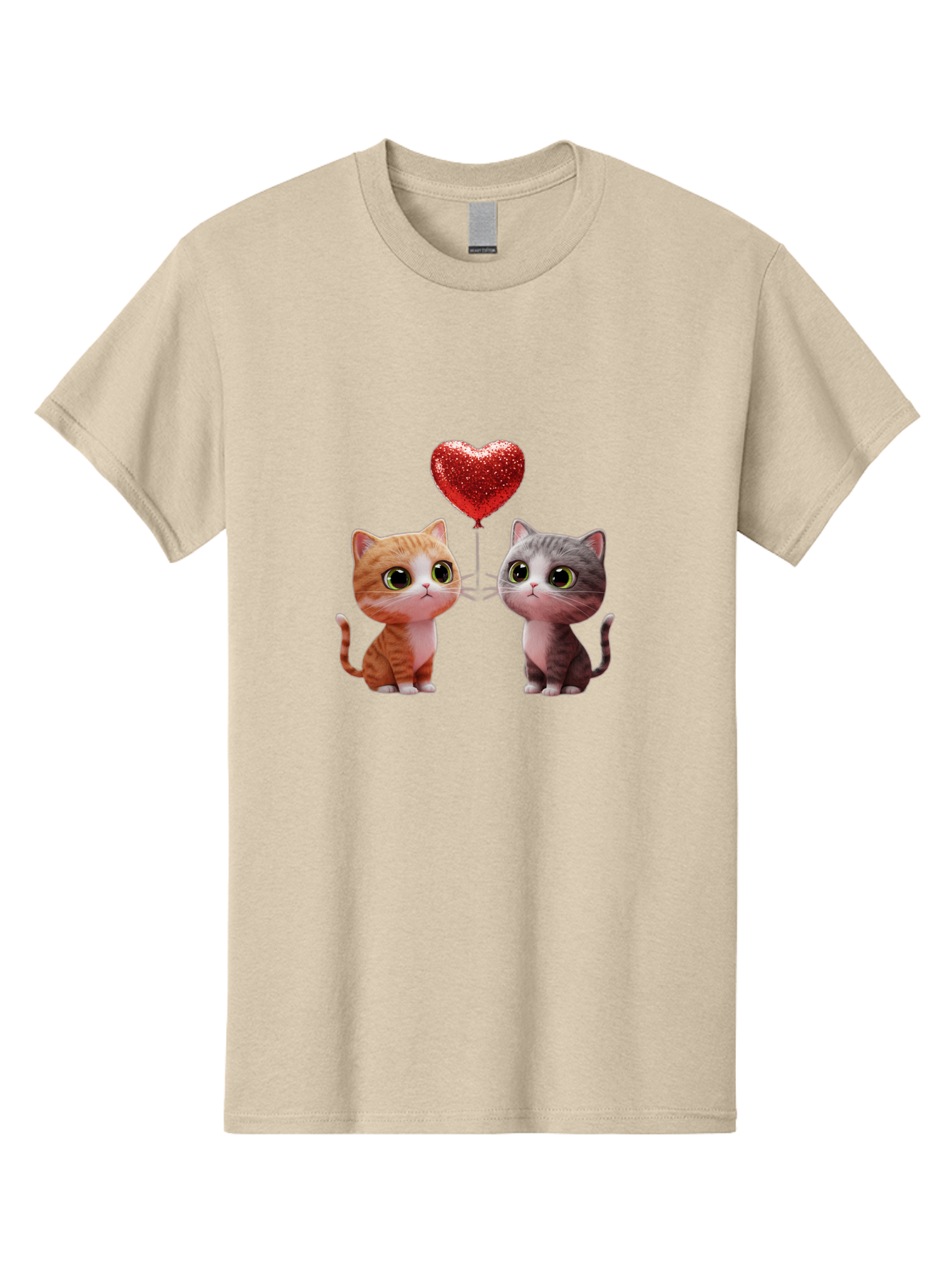 Cats-With-Heart-Balloon-1 Men'S Graphic Tee, 100% Cotton, Comfortable Casual Summer Wear, Machine Washable, Vintage Camera, Old Camera, Antique Camera, Black Camera, Classic Photography, Photography Equipment, Nostalgic Device, Film Camera, Bah722