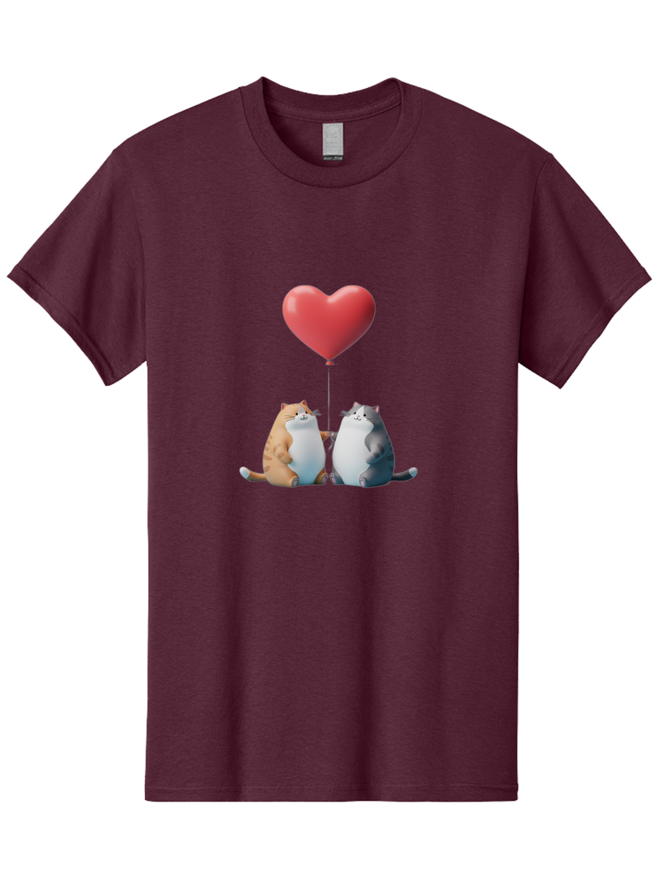 Cats-With-Heart-Balloon Men'S Graphic Tee, 100% Cotton, Comfortable Casual Summer Wear, Machine Washable, Vintage Camera, Old Camera, Antique Camera, Black Camera, Classic Photography, Photography Equipment, Nostalgic Device, Film Camera, Bah724