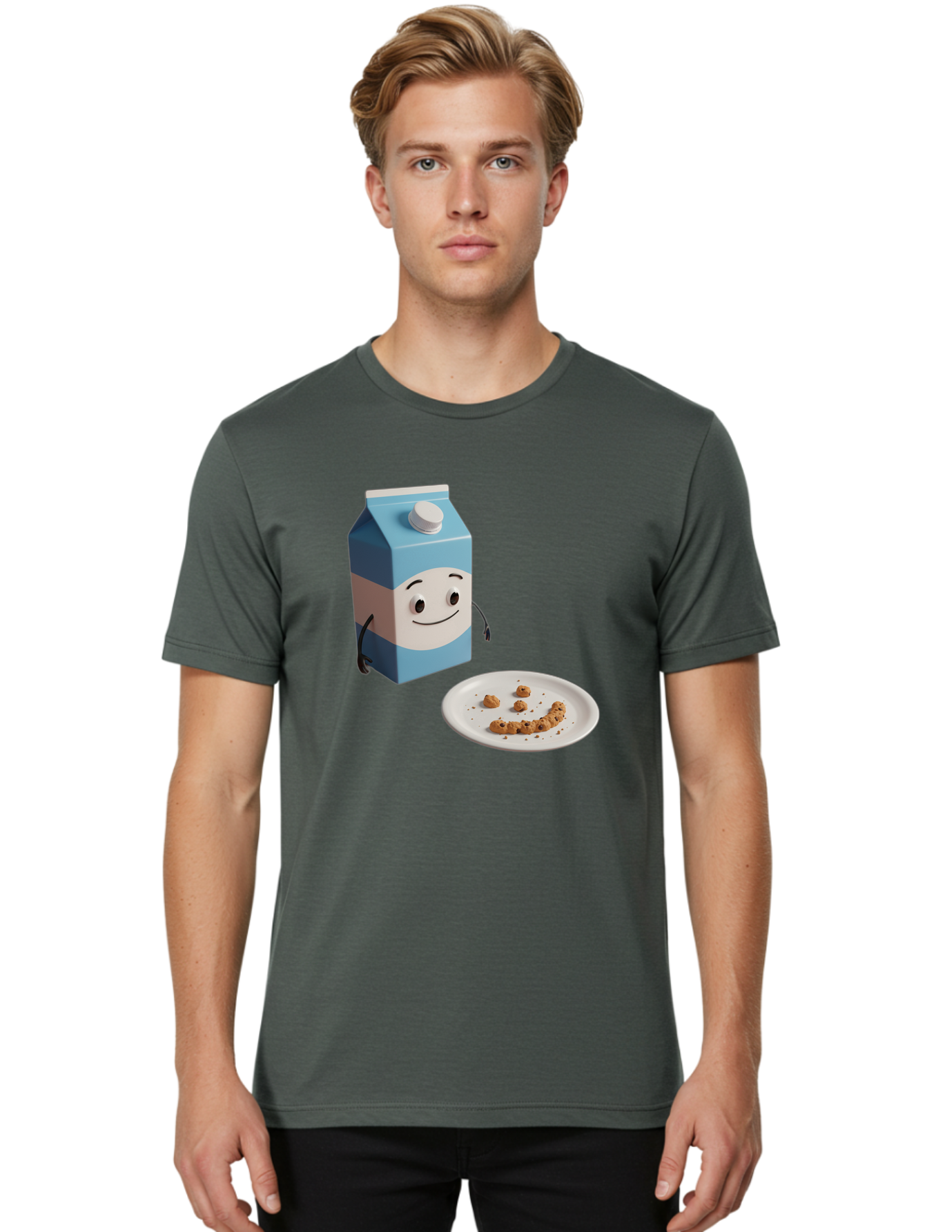 Cereal-Milk-Cartoon Men'S Graphic Tee, 100% Cotton, Comfortable Casual Summer Wear, Machine Washable, Vintage Camera, Old Camera, Antique Camera, Black Camera, Classic Photography, Photography Equipment, Nostalgic Device, Film Camera, Bah725