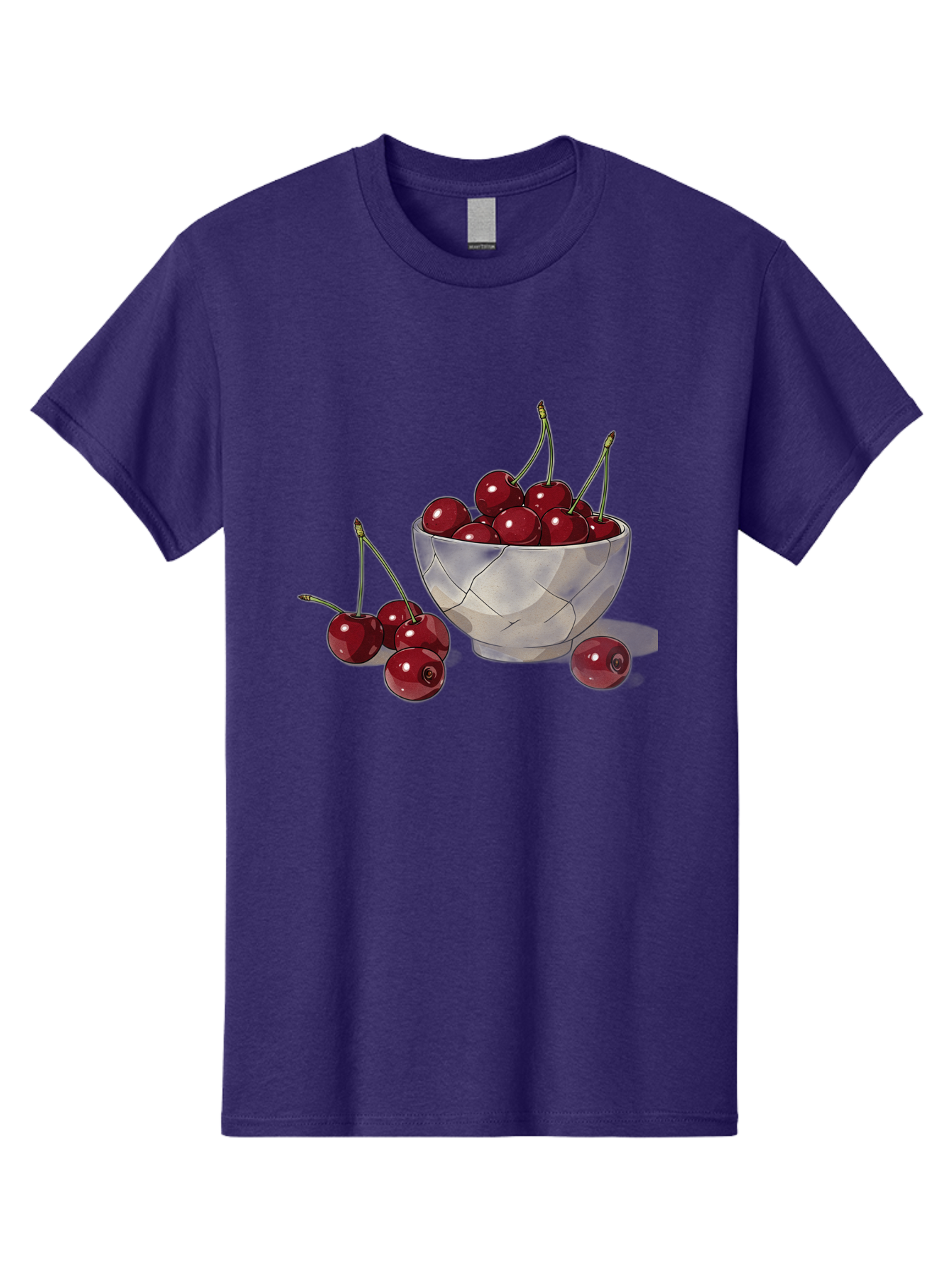 Cherries-1 Men'S Graphic Tee, 100% Cotton, Comfortable Casual Summer Wear, Machine Washable, Vintage Camera, Old Camera, Antique Camera, Black Camera, Classic Photography, Photography Equipment, Nostalgic Device, Film Camera, Camera Art Bah729