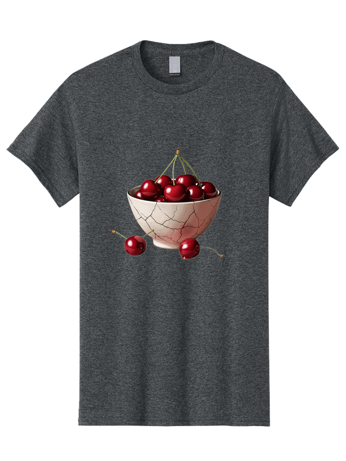 Cherries-2 Men'S Graphic Tee, 100% Cotton, Comfortable Casual Summer Wear, Machine Washable, Vintage Camera, Old Camera, Antique Camera, Black Camera, Classic Photography, Photography Equipment, Nostalgic Device, Film Camera, Camera Art Bah730
