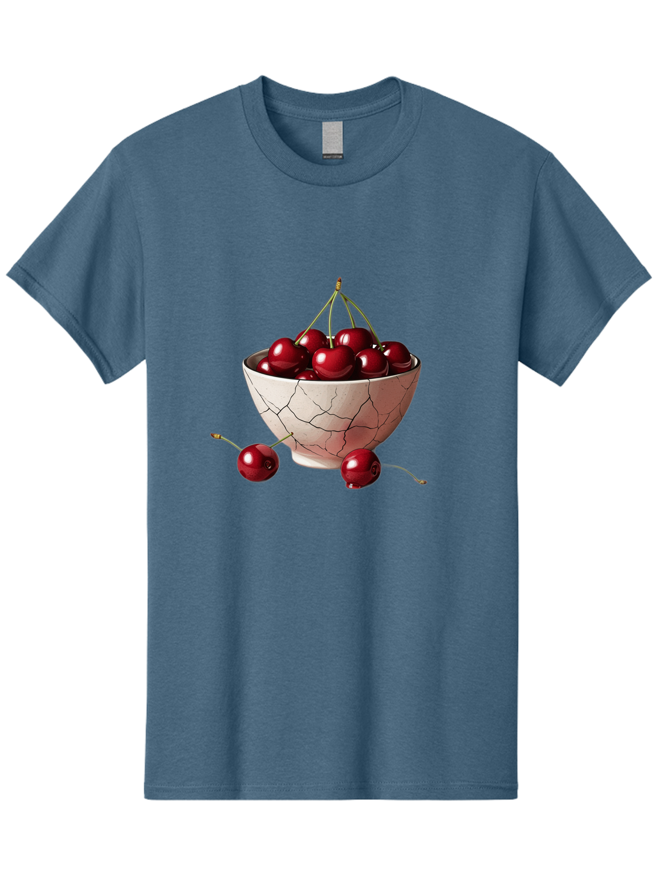 Cherries-2 Men'S Graphic Tee, 100% Cotton, Comfortable Casual Summer Wear, Machine Washable, Vintage Camera, Old Camera, Antique Camera, Black Camera, Classic Photography, Photography Equipment, Nostalgic Device, Film Camera, Camera Art Bah730