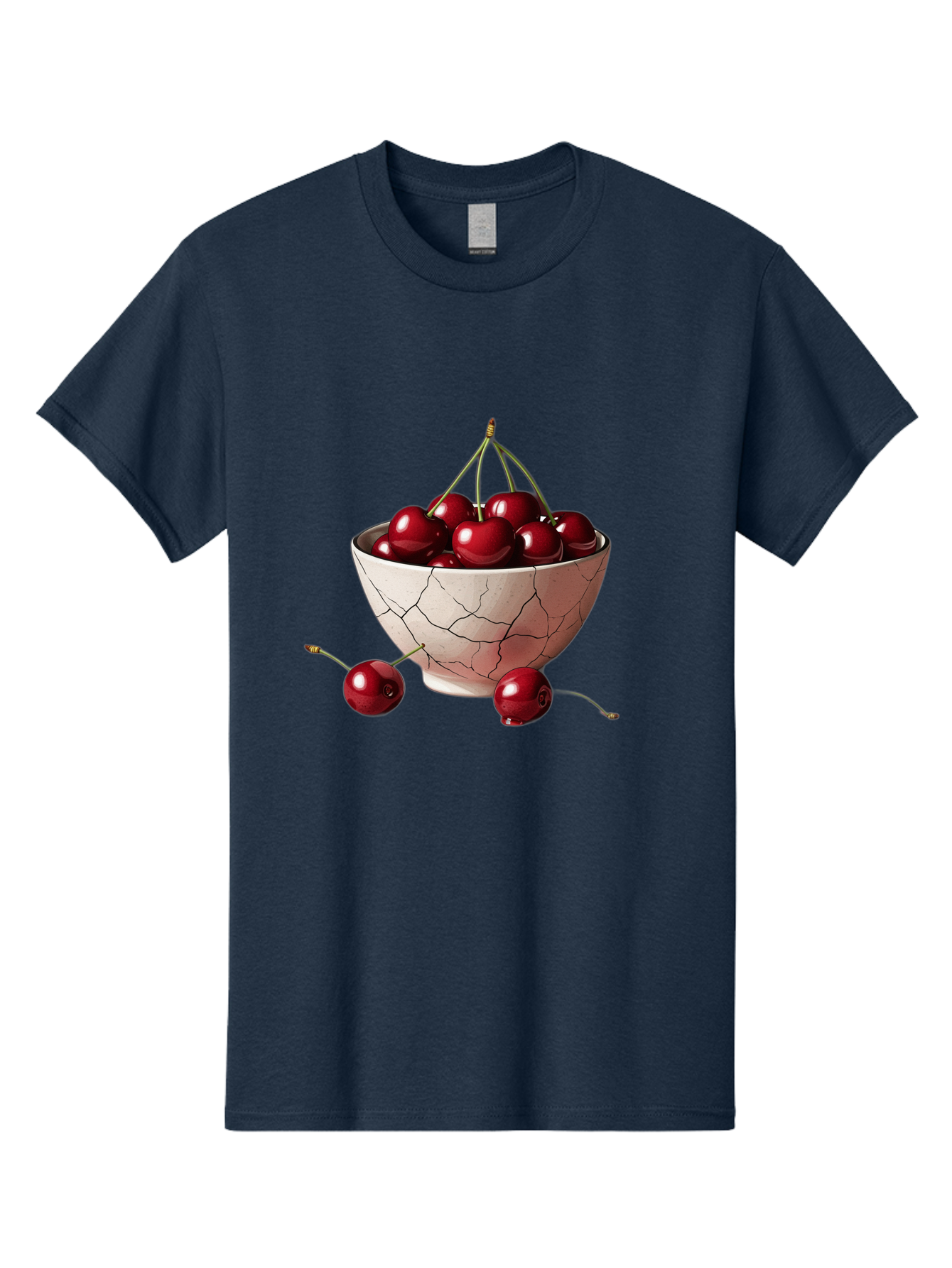 Cherries-2 Men'S Graphic Tee, 100% Cotton, Comfortable Casual Summer Wear, Machine Washable, Vintage Camera, Old Camera, Antique Camera, Black Camera, Classic Photography, Photography Equipment, Nostalgic Device, Film Camera, Camera Art Bah730