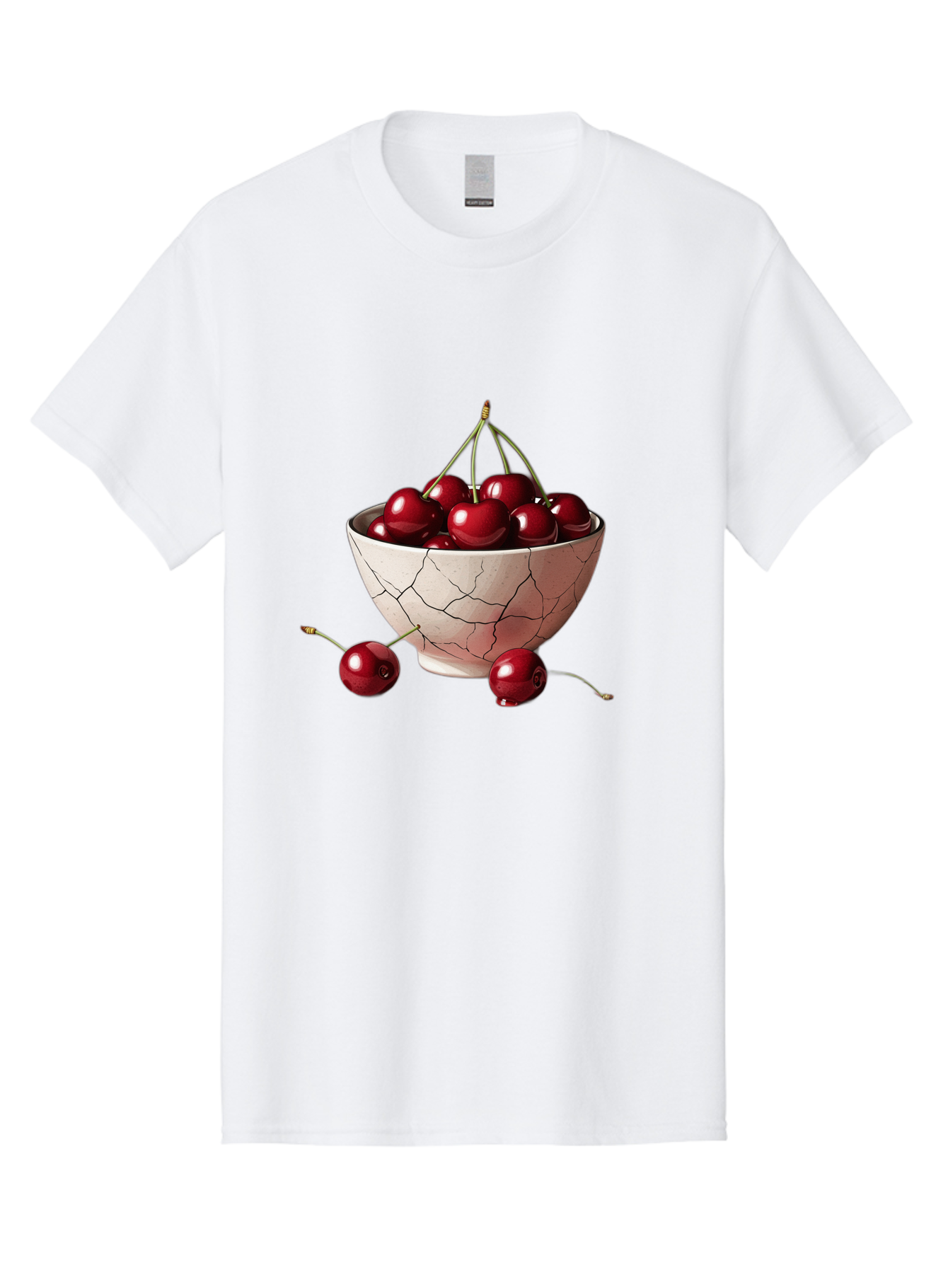 Cherries-2 Men'S Graphic Tee, 100% Cotton, Comfortable Casual Summer Wear, Machine Washable, Vintage Camera, Old Camera, Antique Camera, Black Camera, Classic Photography, Photography Equipment, Nostalgic Device, Film Camera, Camera Art Bah730