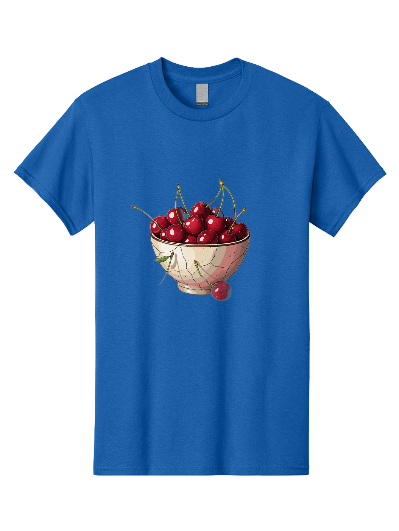 Cherries-In-Bowl-1 Men'S Graphic Tee, 100% Cotton, Comfortable Casual Summer Wear, Machine Washable, Vintage Camera, Old Camera, Antique Camera, Black Camera, Classic Photography, Photography Equipment, Nostalgic Device, Film Camera, Bah732