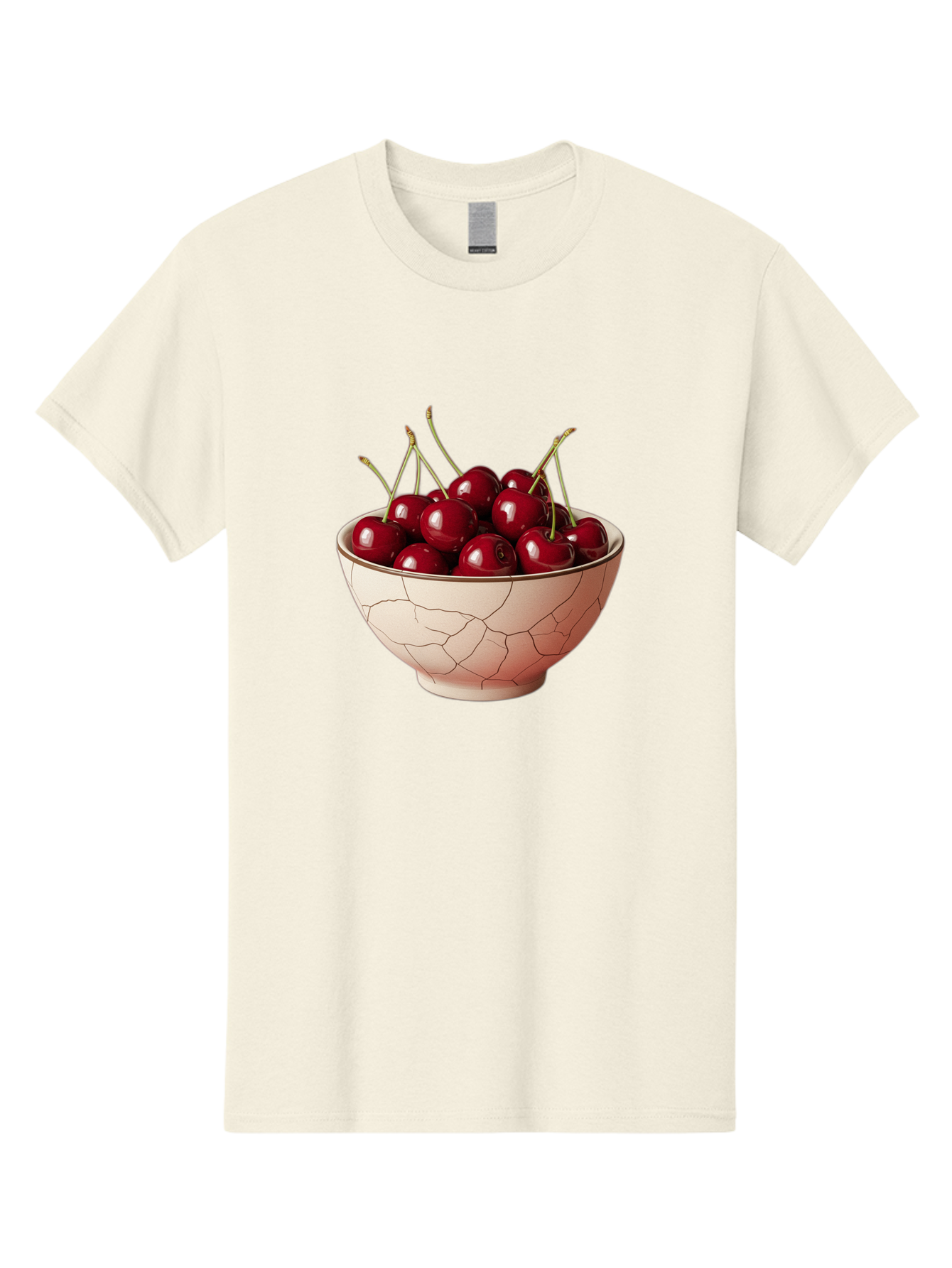 Cherries-In-Bowl-2 Men'S Graphic Tee, 100% Cotton, Comfortable Casual Summer Wear, Machine Washable, Vintage Camera, Old Camera, Antique Camera, Black Camera, Classic Photography, Photography Equipment, Nostalgic Device, Film Camera, Bah733