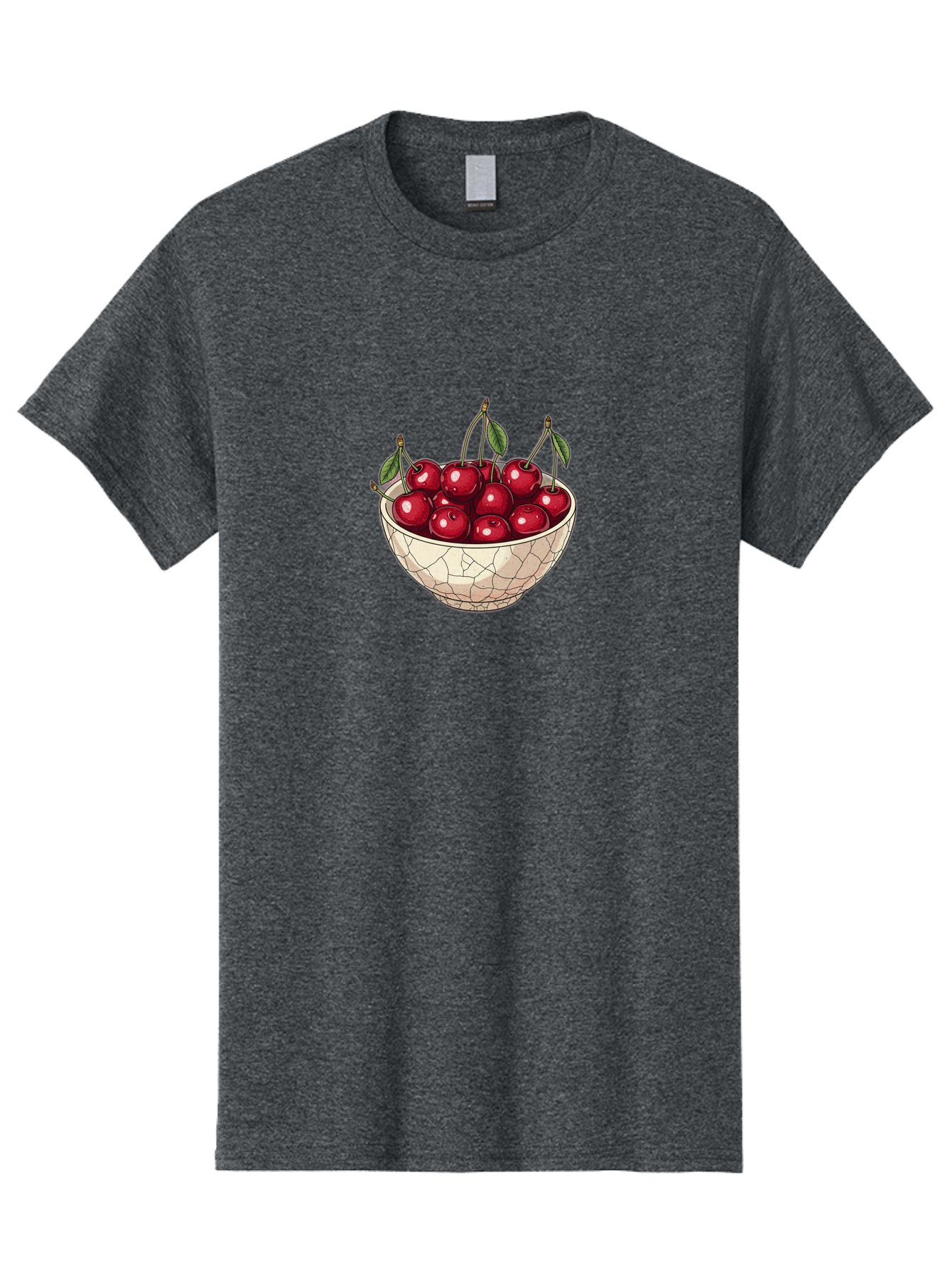 Cherries-In-Ceramic-Bowl Men'S Graphic Tee, 100% Cotton, Comfortable Casual Summer Wear, Machine Washable, Vintage Camera, Old Camera, Antique Camera, Black Camera, Classic Photography, Photography Equipment, Nostalgic Device, Film Camera, Bah735