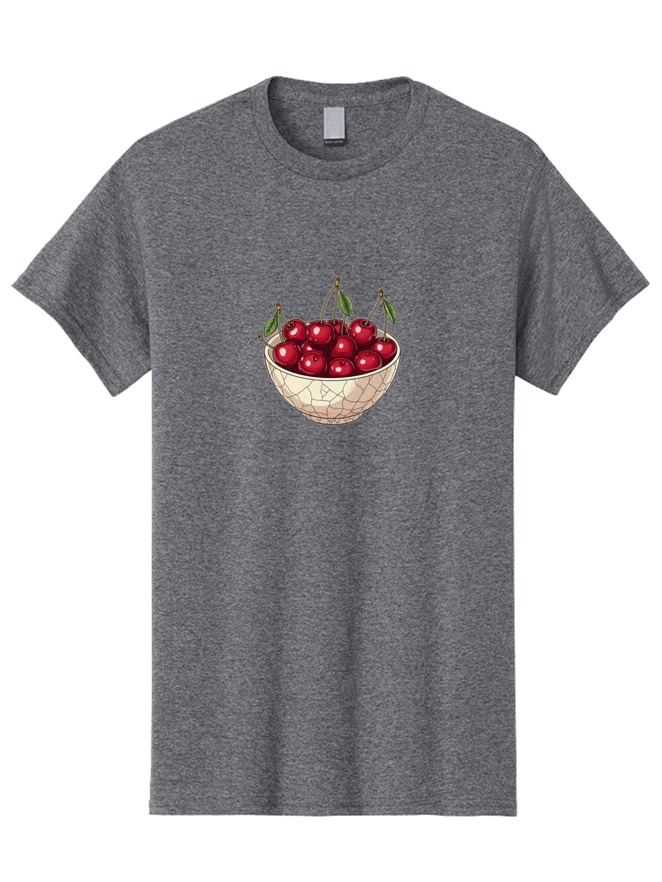 Cherries-In-Ceramic-Bowl Men'S Graphic Tee, 100% Cotton, Comfortable Casual Summer Wear, Machine Washable, Vintage Camera, Old Camera, Antique Camera, Black Camera, Classic Photography, Photography Equipment, Nostalgic Device, Film Camera, Bah735