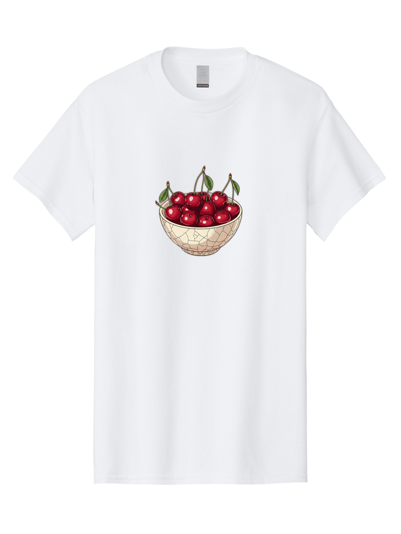 Cherries-In-Ceramic-Bowl Men'S Graphic Tee, 100% Cotton, Comfortable Casual Summer Wear, Machine Washable, Vintage Camera, Old Camera, Antique Camera, Black Camera, Classic Photography, Photography Equipment, Nostalgic Device, Film Camera, Bah735