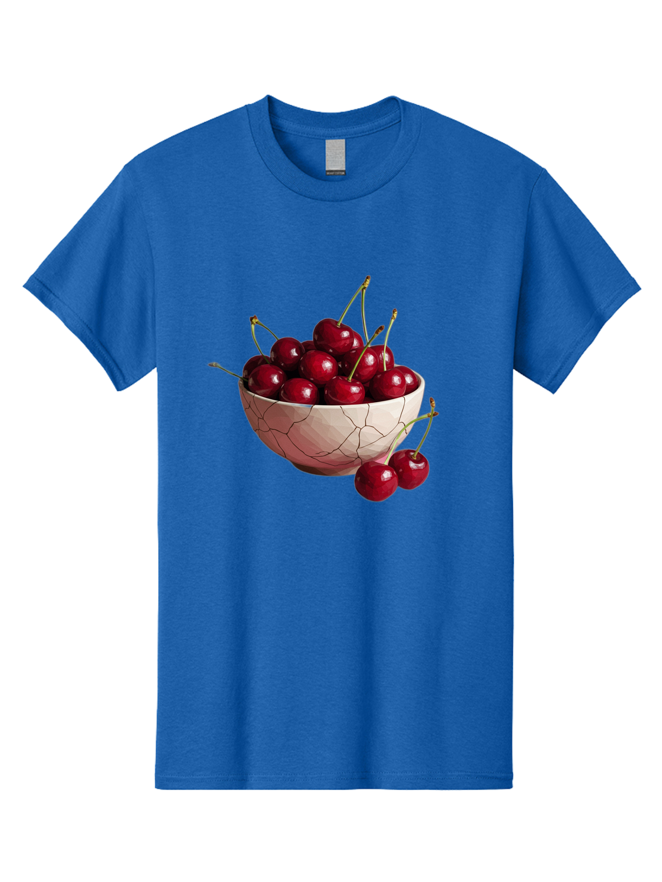 Cherries-In-Cracked-Bowl-1 Men'S Graphic Tee, 100% Cotton, Comfortable Casual Summer Wear, Machine Washable, Vintage Camera, Old Camera, Antique Camera, Black Camera, Classic Photography, Photography Equipment, Nostalgic Device, Film Camera, Bah736