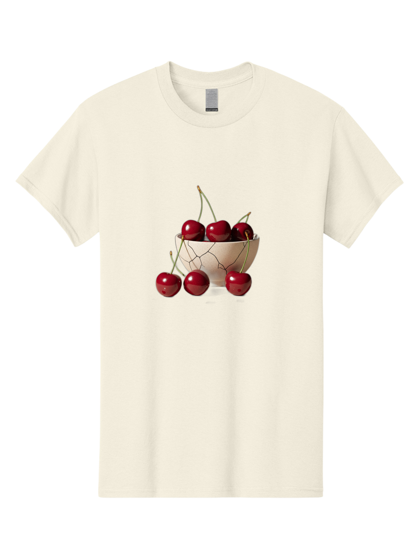 Cherries-In-Cracked-Bowl-2 Men'S Graphic Tee, 100% Cotton, Comfortable Casual Summer Wear, Machine Washable, Vintage Camera, Old Camera, Antique Camera, Black Camera, Classic Photography, Photography Equipment, Nostalgic Device, Film Camera, Bah737