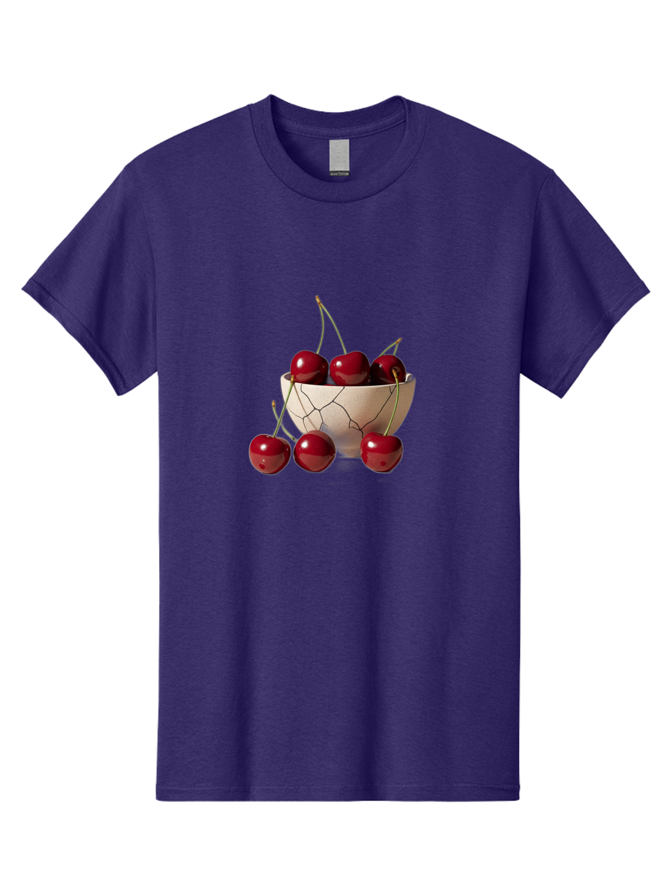 Cherries-In-Cracked-Bowl-2 Men'S Graphic Tee, 100% Cotton, Comfortable Casual Summer Wear, Machine Washable, Vintage Camera, Old Camera, Antique Camera, Black Camera, Classic Photography, Photography Equipment, Nostalgic Device, Film Camera, Bah737