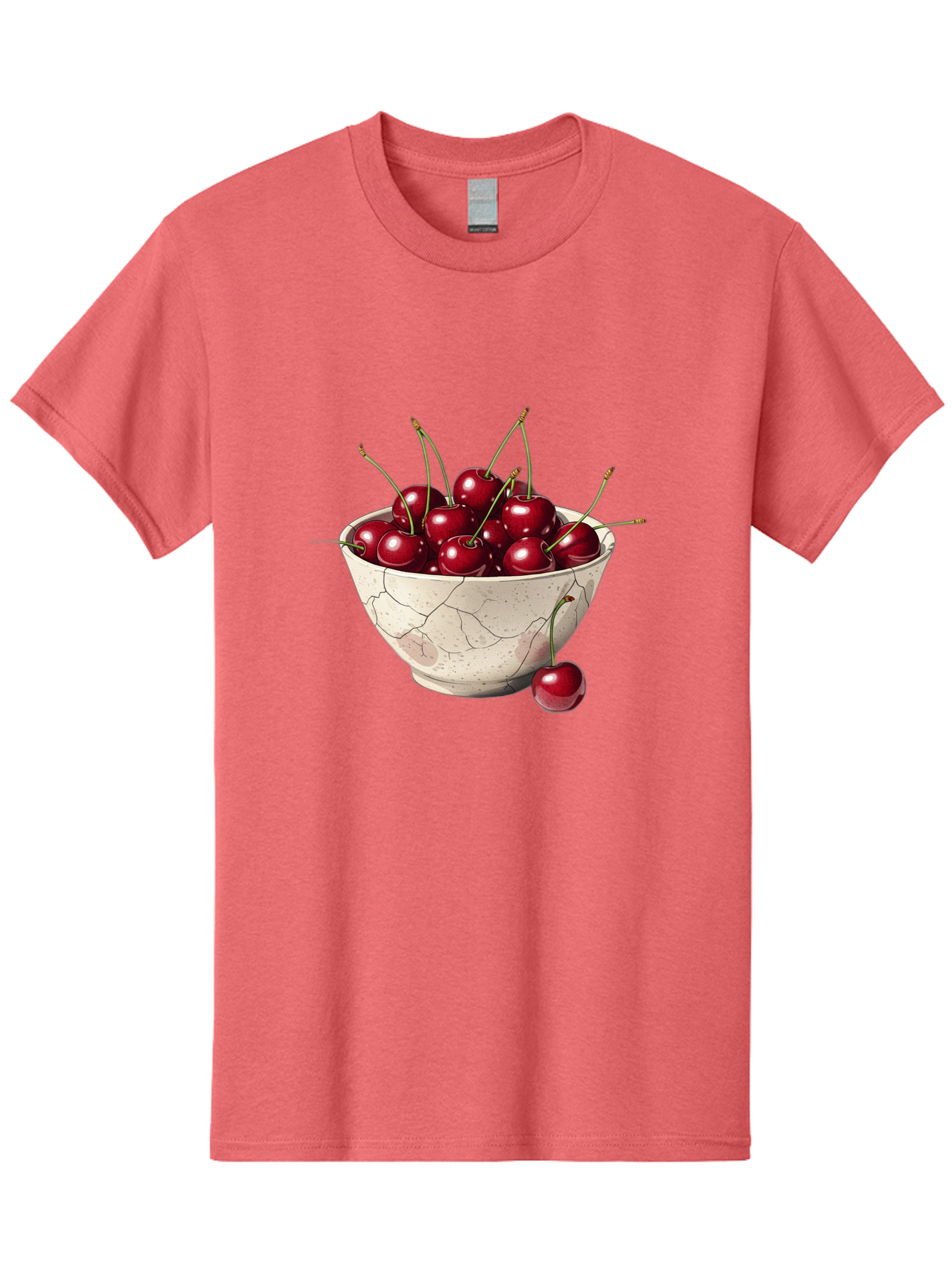 Cherries-In-Cracked-Bowl Men'S Graphic Tee, 100% Cotton, Comfortable Casual Summer Wear, Machine Washable, Vintage Camera, Old Camera, Antique Camera, Black Camera, Classic Photography, Photography Equipment, Nostalgic Device, Film Camera, Bah738