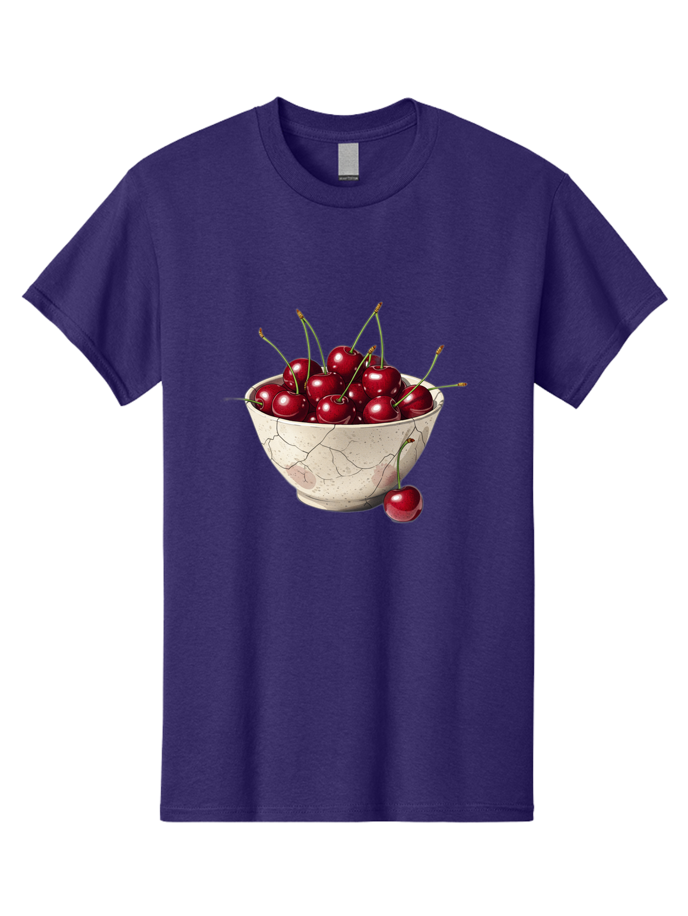 Cherries-In-Cracked-Bowl Men'S Graphic Tee, 100% Cotton, Comfortable Casual Summer Wear, Machine Washable, Vintage Camera, Old Camera, Antique Camera, Black Camera, Classic Photography, Photography Equipment, Nostalgic Device, Film Camera, Bah738