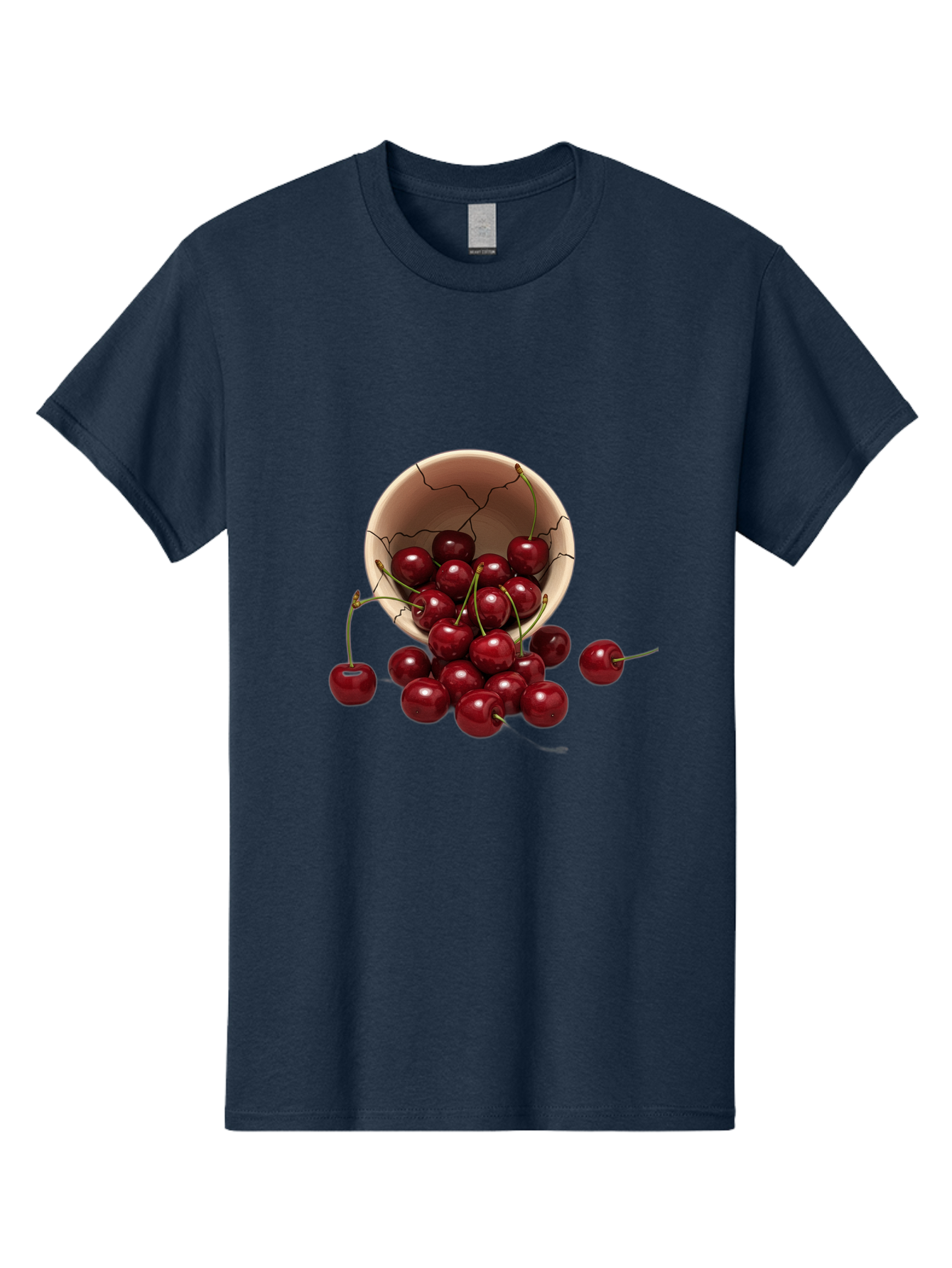 Cherries Men'S Graphic Tee, 100% Cotton, Comfortable Casual Summer Wear, Machine Washable, Vintage Camera, Old Camera, Antique Camera, Black Camera, Classic Photography, Photography Equipment, Nostalgic Device, Film Camera, Camera Art Bah741
