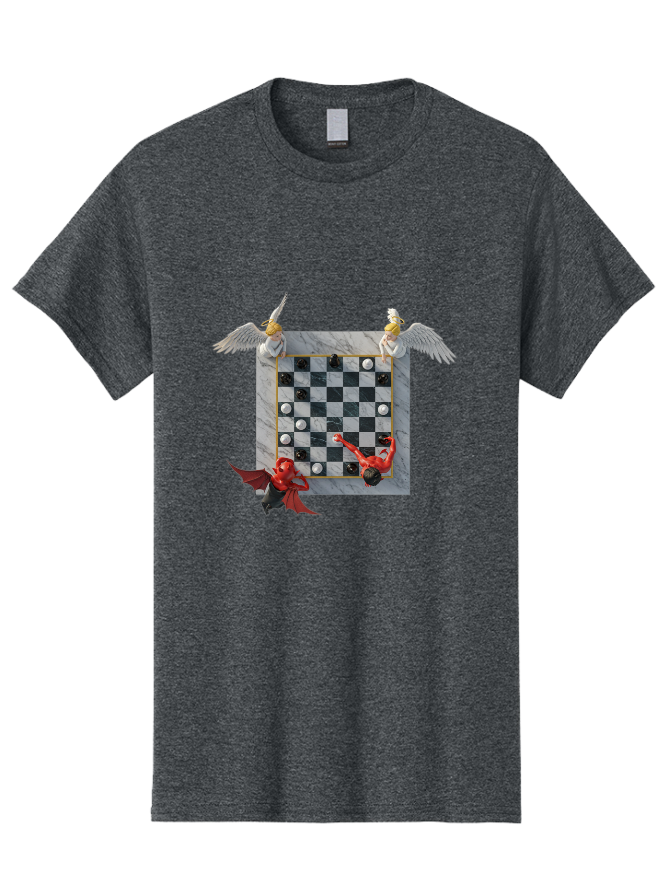 Chess-Game-1 Men'S Graphic Tee, 100% Cotton, Comfortable Casual Summer Wear, Machine Washable, Vintage Camera, Old Camera, Antique Camera, Black Camera, Classic Photography, Photography Equipment, Nostalgic Device, Film Camera, Camera Art Bah744