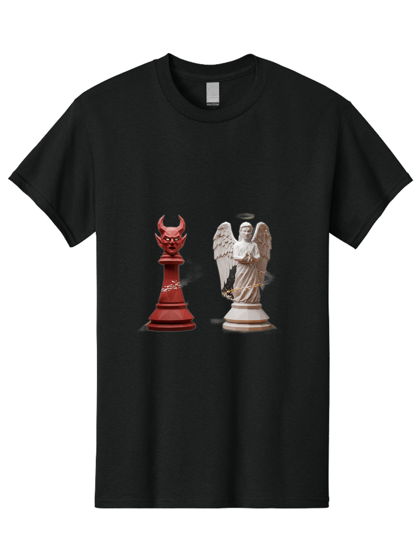 Chess-Pieces Men'S Graphic Tee, 100% Cotton, Comfortable Casual Summer Wear, Machine Washable, Vintage Camera, Old Camera, Antique Camera, Black Camera, Classic Photography, Photography Equipment, Nostalgic Device, Film Camera, Camera Art Bah747