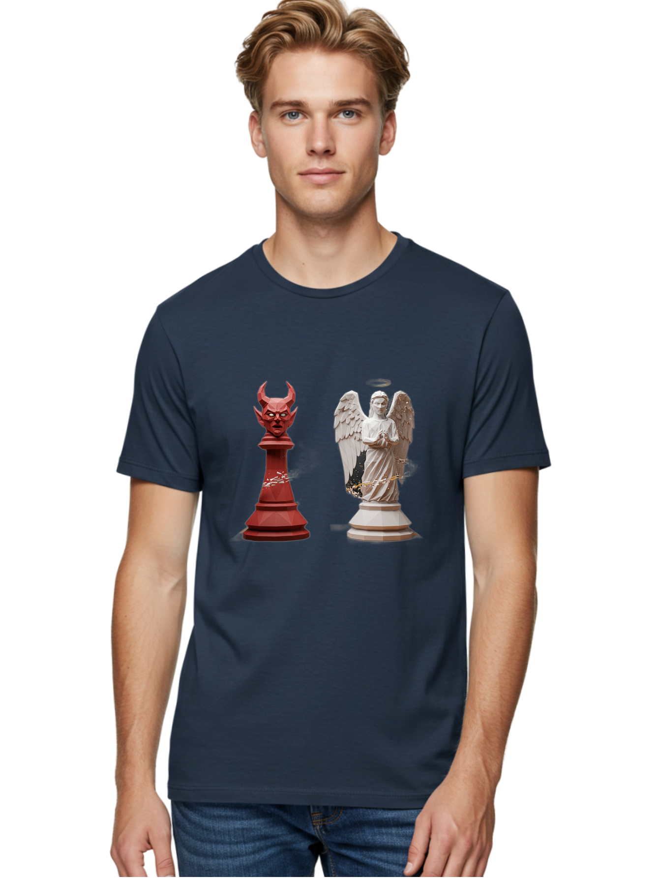 Chess-Pieces Men'S Graphic Tee, 100% Cotton, Comfortable Casual Summer Wear, Machine Washable, Vintage Camera, Old Camera, Antique Camera, Black Camera, Classic Photography, Photography Equipment, Nostalgic Device, Film Camera, Camera Art Bah747