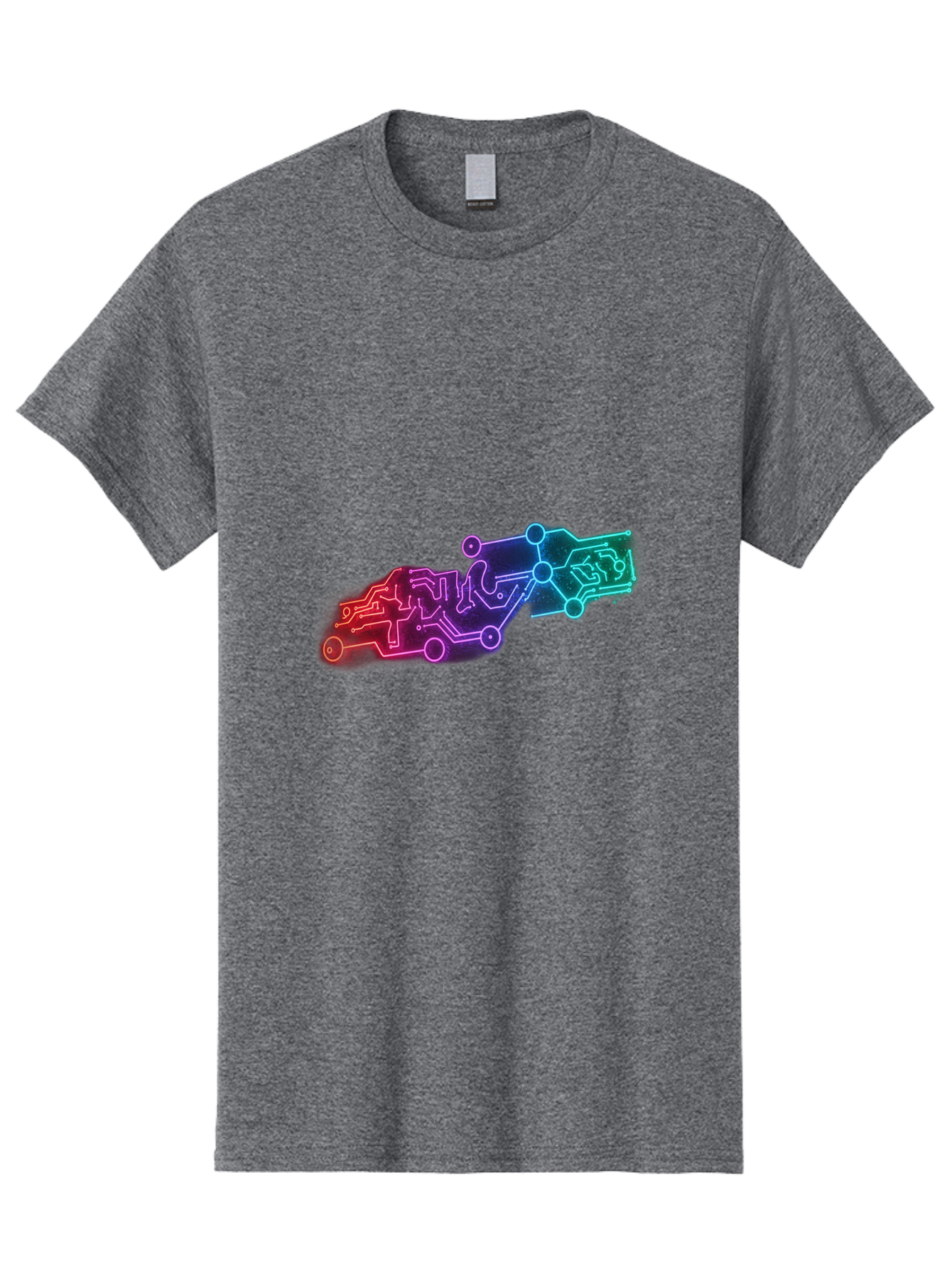 Circuit-Board-Car Men'S Graphic Tee, 100% Cotton, Comfortable Casual Summer Wear, Machine Washable, Vintage Camera, Old Camera, Antique Camera, Black Camera, Classic Photography, Photography Equipment, Nostalgic Device, Film Camera, Camera Art Bah751