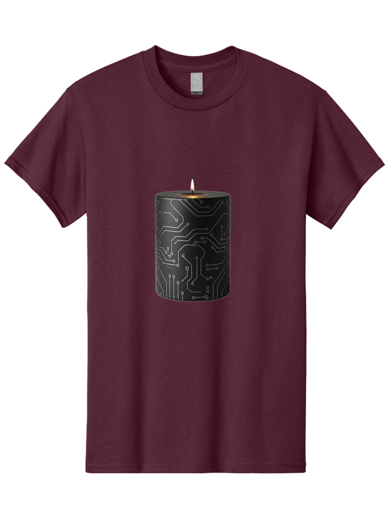 Circuit-Candle Men'S Graphic Tee, 100% Cotton, Comfortable Casual Summer Wear, Machine Washable, Vintage Camera, Old Camera, Antique Camera, Black Camera, Classic Photography, Photography Equipment, Nostalgic Device, Film Camera, Camera Art Bah756