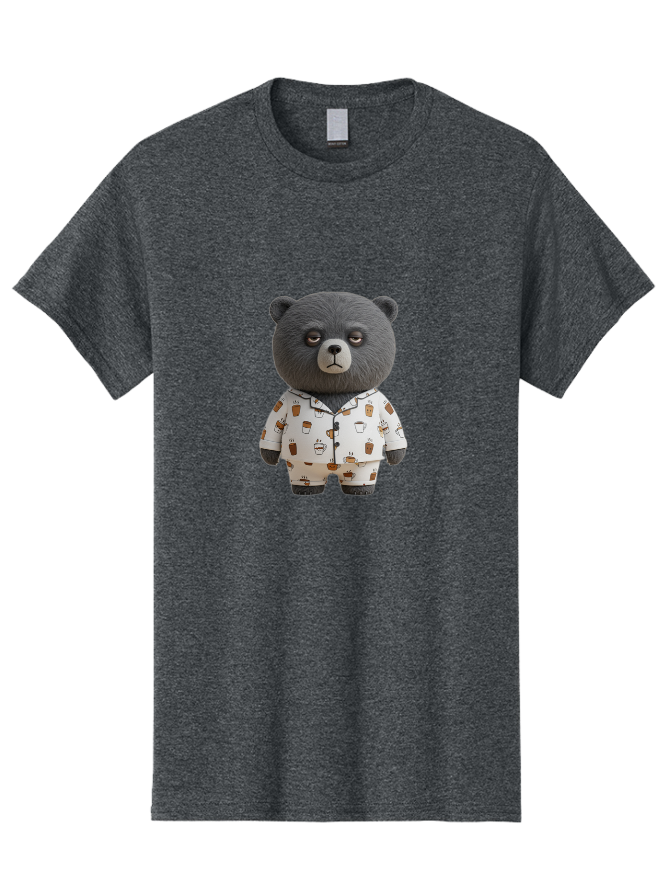 Coffee-Bear-1 Men'S Graphic Tee, 100% Cotton, Comfortable Casual Summer Wear, Machine Washable, Vintage Camera, Old Camera, Antique Camera, Black Camera, Classic Photography, Photography Equipment, Nostalgic Device, Film Camera, Camera Art Bah768