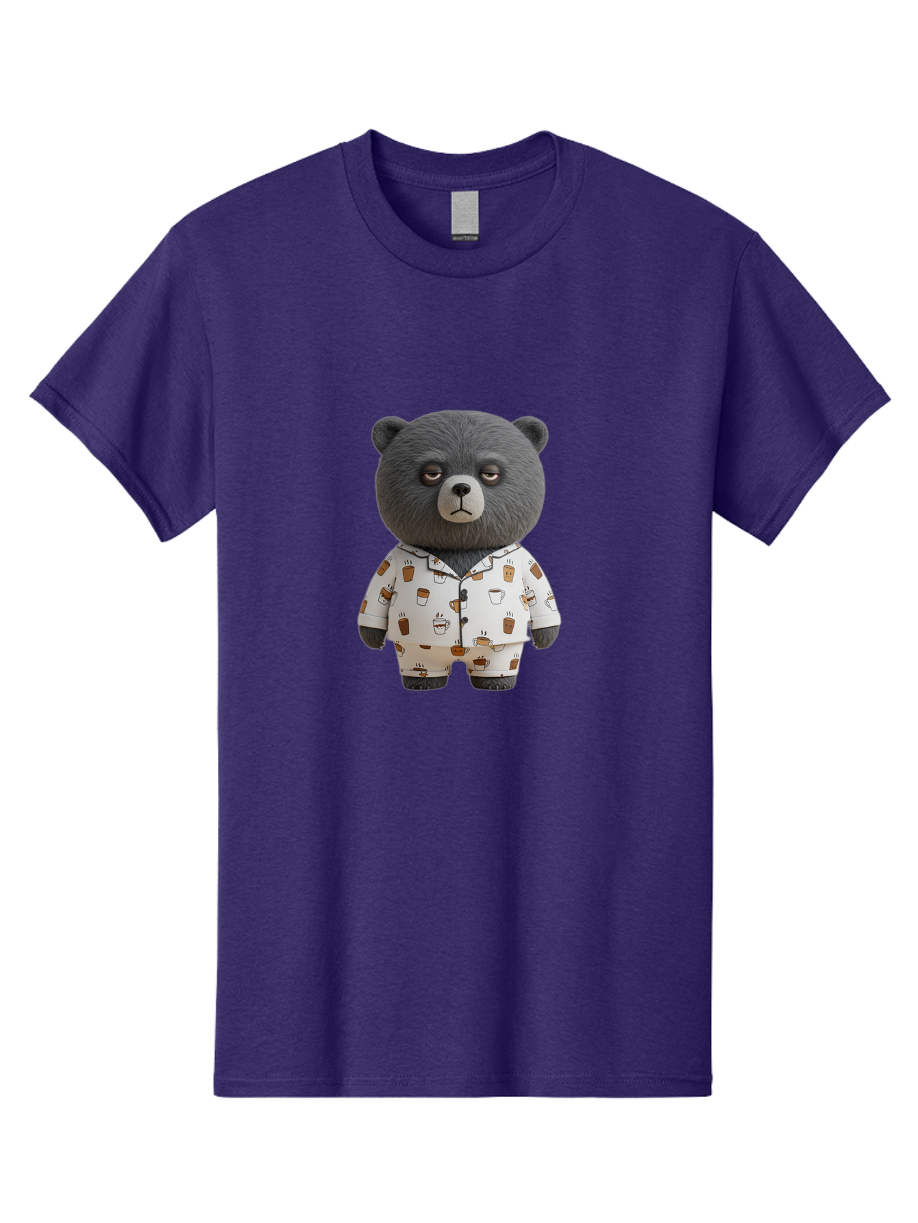 Coffee-Bear-1 Men'S Graphic Tee, 100% Cotton, Comfortable Casual Summer Wear, Machine Washable, Vintage Camera, Old Camera, Antique Camera, Black Camera, Classic Photography, Photography Equipment, Nostalgic Device, Film Camera, Camera Art Bah768