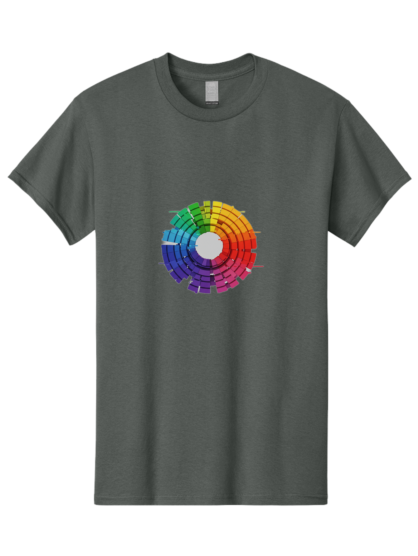 Color-Wheel Men'S Graphic Tee, 100% Cotton, Comfortable Casual Summer Wear, Machine Washable, Vintage Camera, Old Camera, Antique Camera, Black Camera, Classic Photography, Photography Equipment, Nostalgic Device, Film Camera, Camera Art Bah772