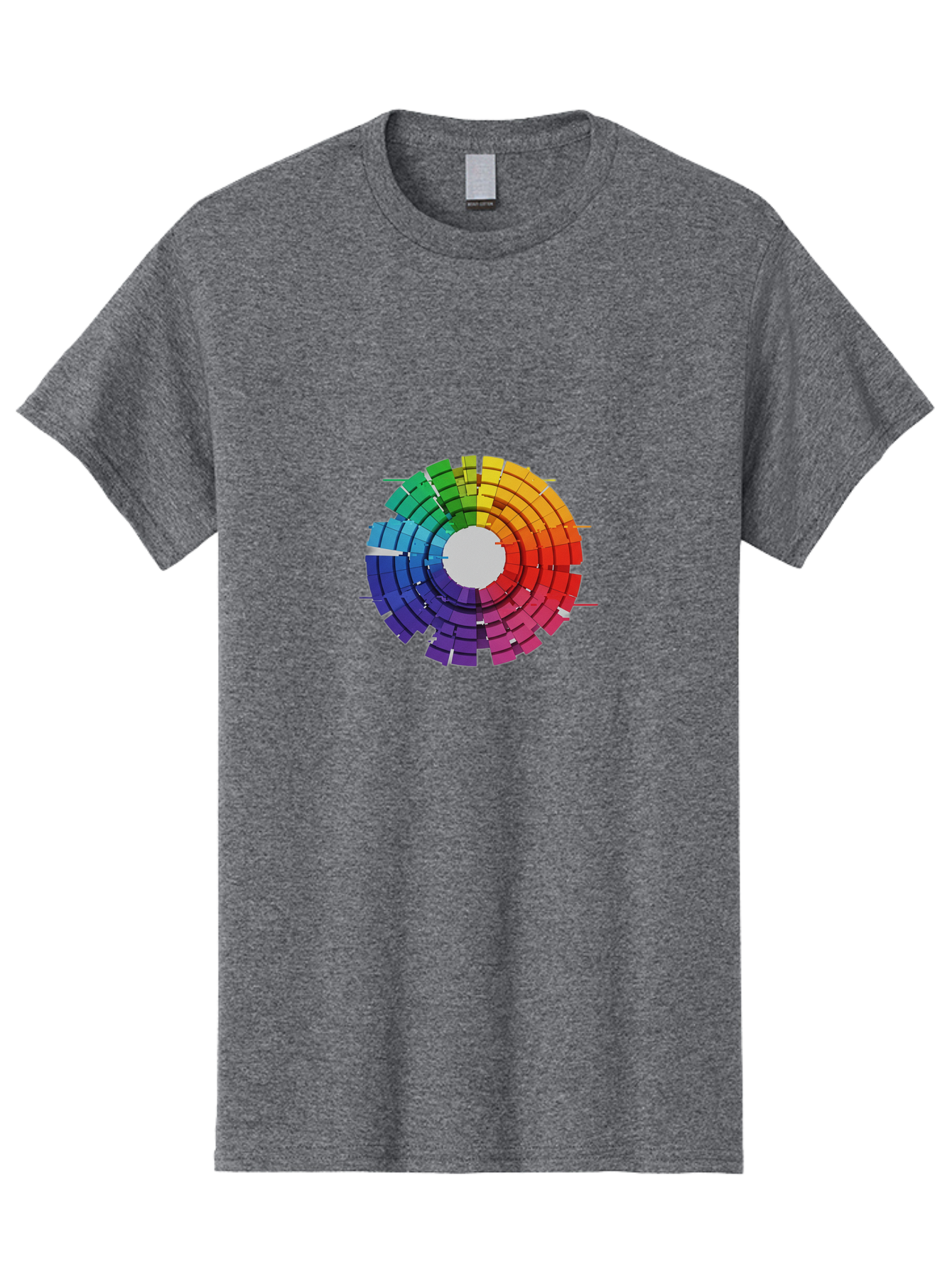 Color-Wheel Men'S Graphic Tee, 100% Cotton, Comfortable Casual Summer Wear, Machine Washable, Vintage Camera, Old Camera, Antique Camera, Black Camera, Classic Photography, Photography Equipment, Nostalgic Device, Film Camera, Camera Art Bah772