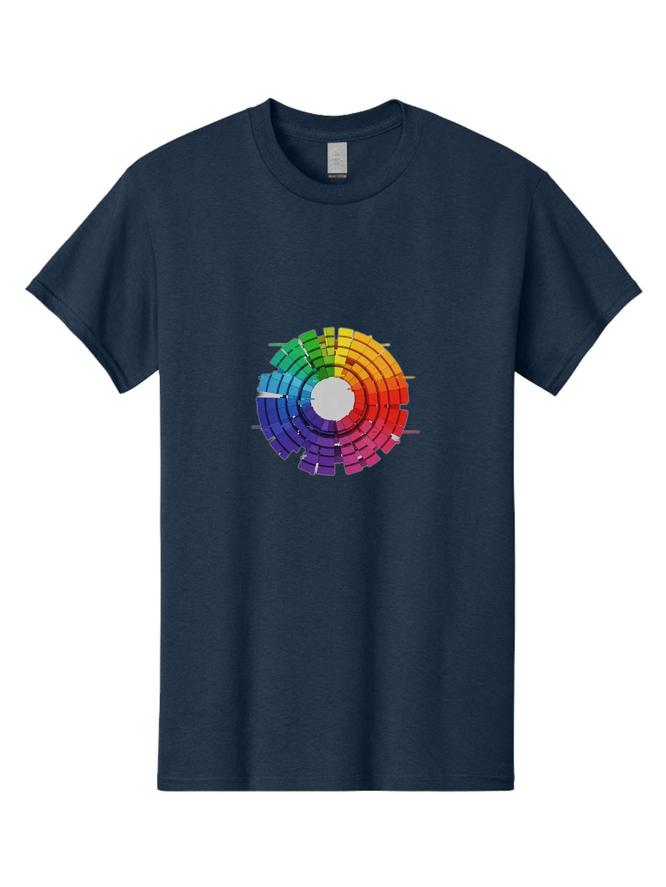 Color-Wheel Men'S Graphic Tee, 100% Cotton, Comfortable Casual Summer Wear, Machine Washable, Vintage Camera, Old Camera, Antique Camera, Black Camera, Classic Photography, Photography Equipment, Nostalgic Device, Film Camera, Camera Art Bah772